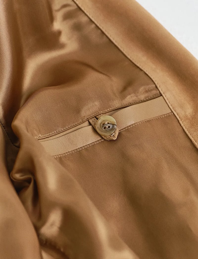 GANT - SUEDE HARRINGTON JACKET - frühlingsjacken - warm khaki - 4