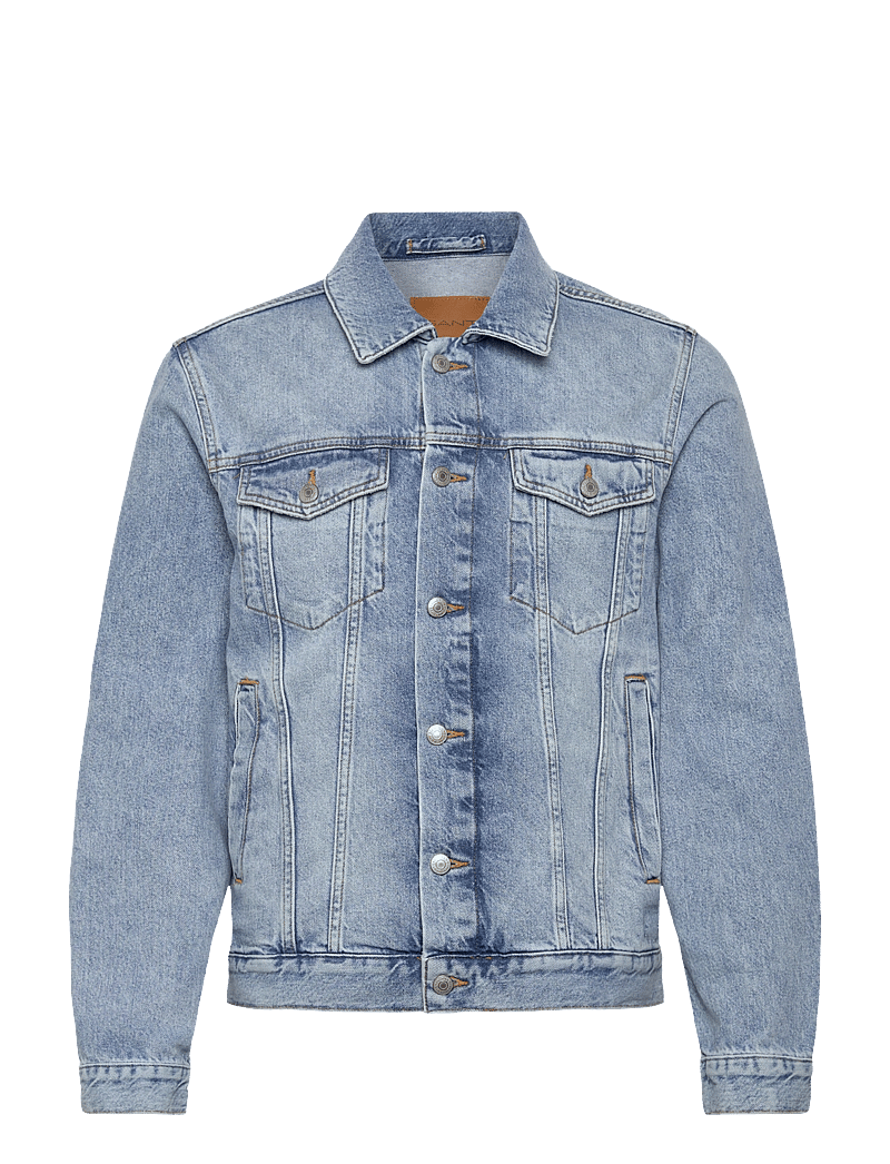 Gant - DENIM JACKET - ungefütterte denimjacken - light blue vintage - 0