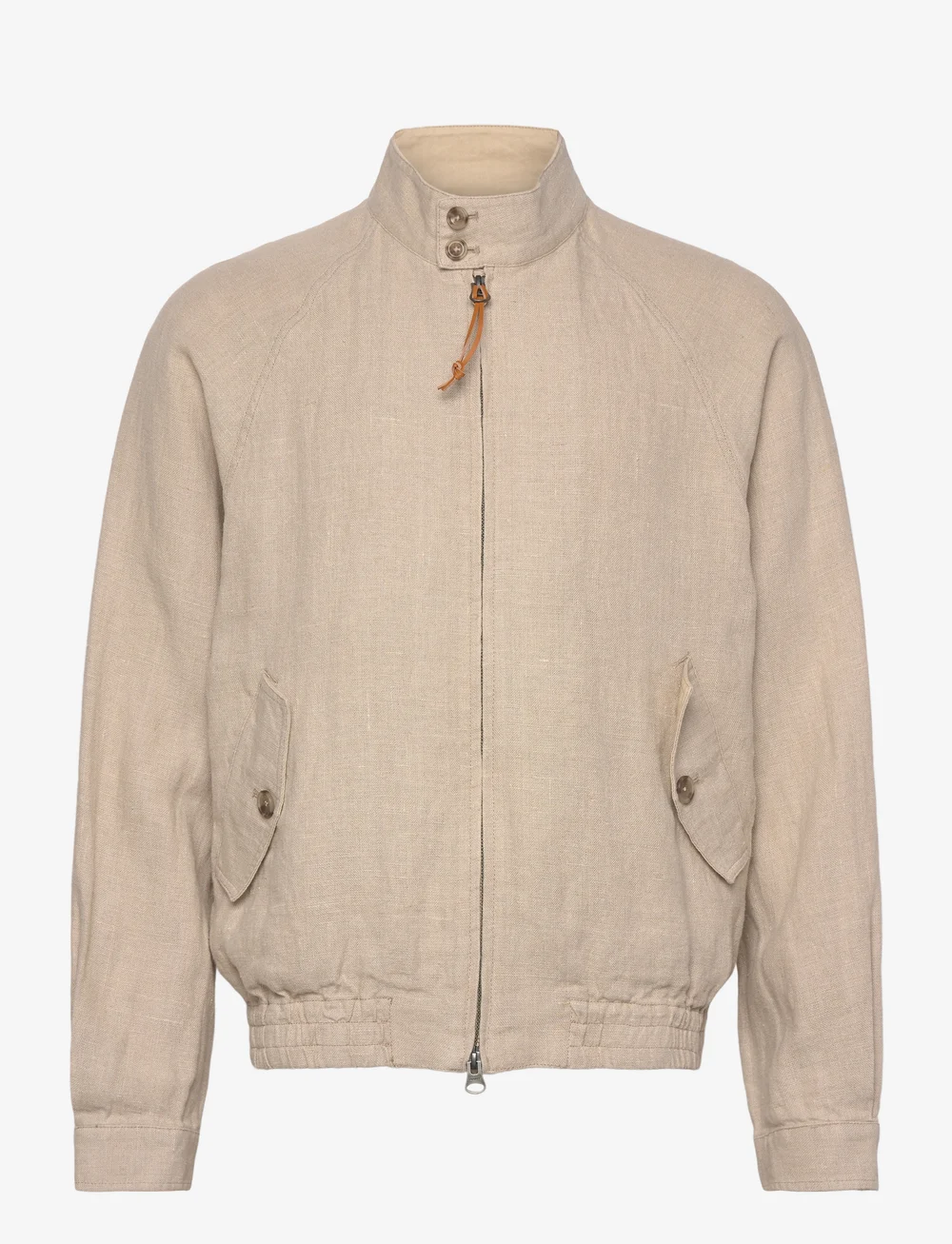 GANT - LINEN HARRINGTON JACKET - sügisjakid - dry sand - 0