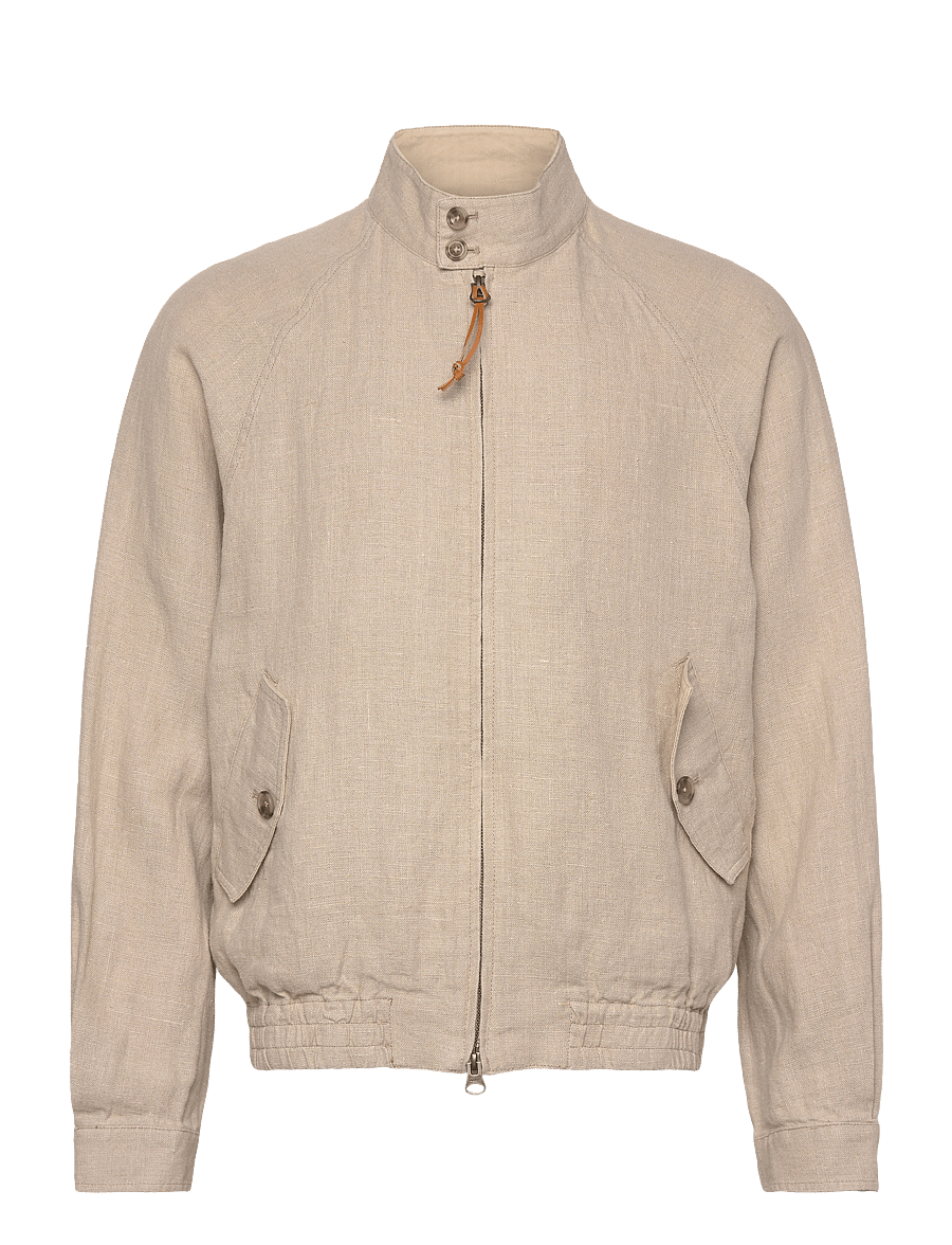 Gant - LINEN HARRINGTON JACKET - leichte jacken - dry sand - 1