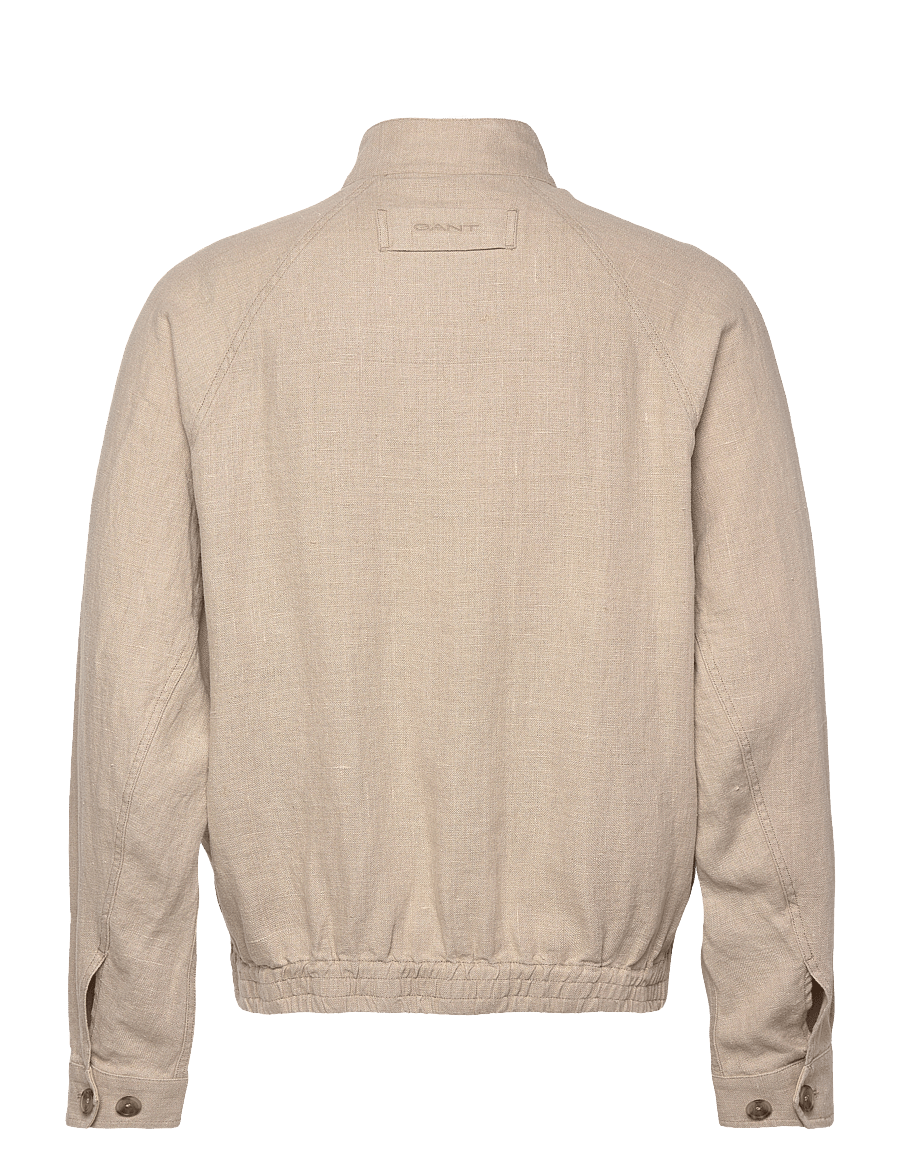 Gant - LINEN HARRINGTON JACKET - leichte jacken - dry sand - 2