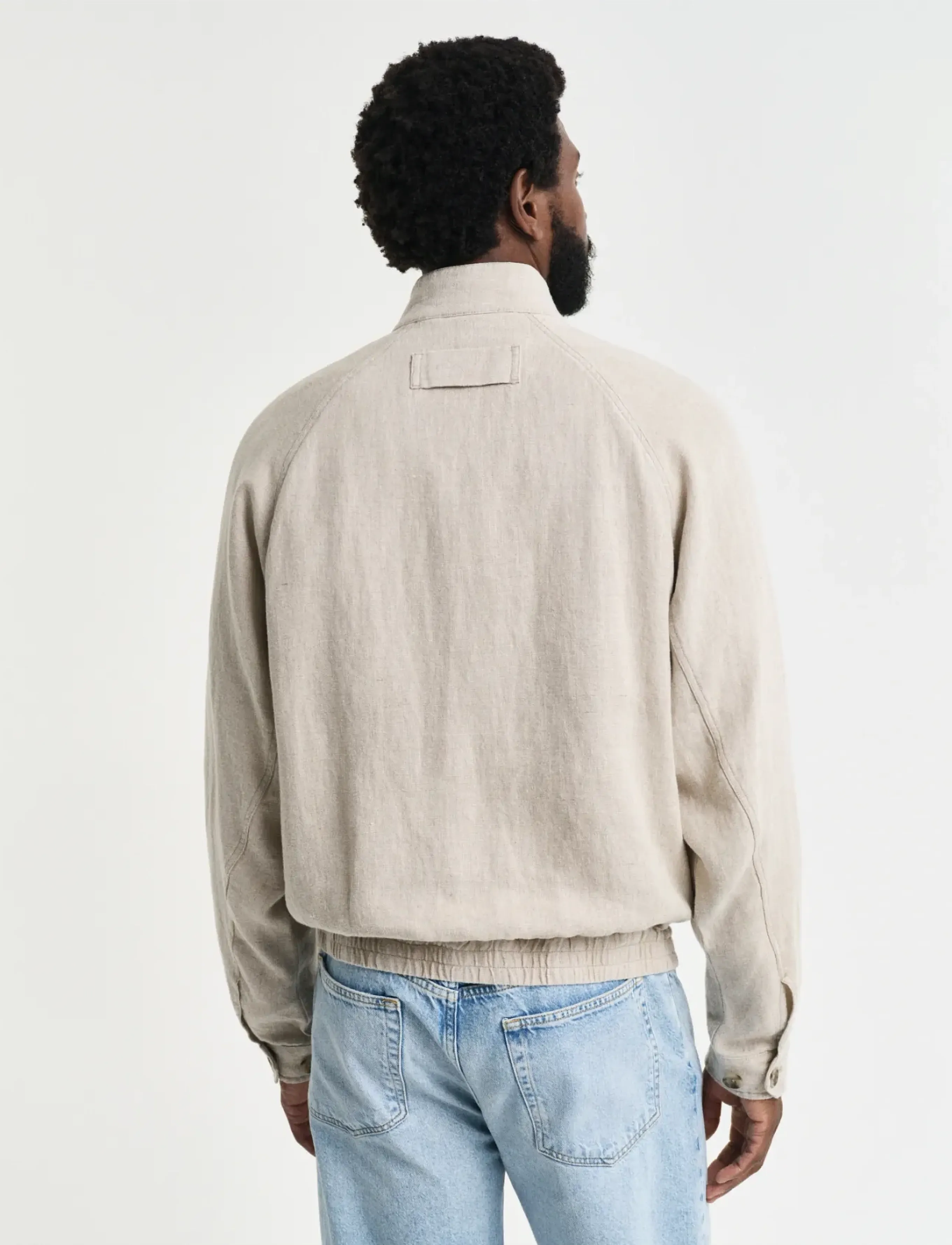 Gant - LINEN HARRINGTON JACKET - léttir jakkar - dry sand - 3