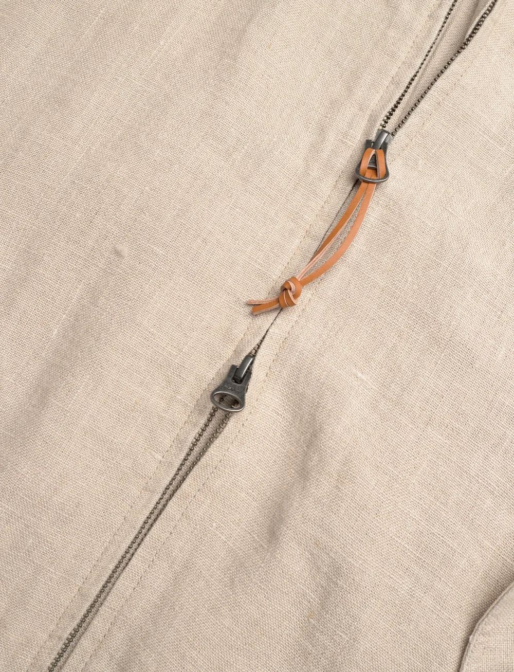 GANT - LINEN HARRINGTON JACKET - sügisjakid - dry sand - 3