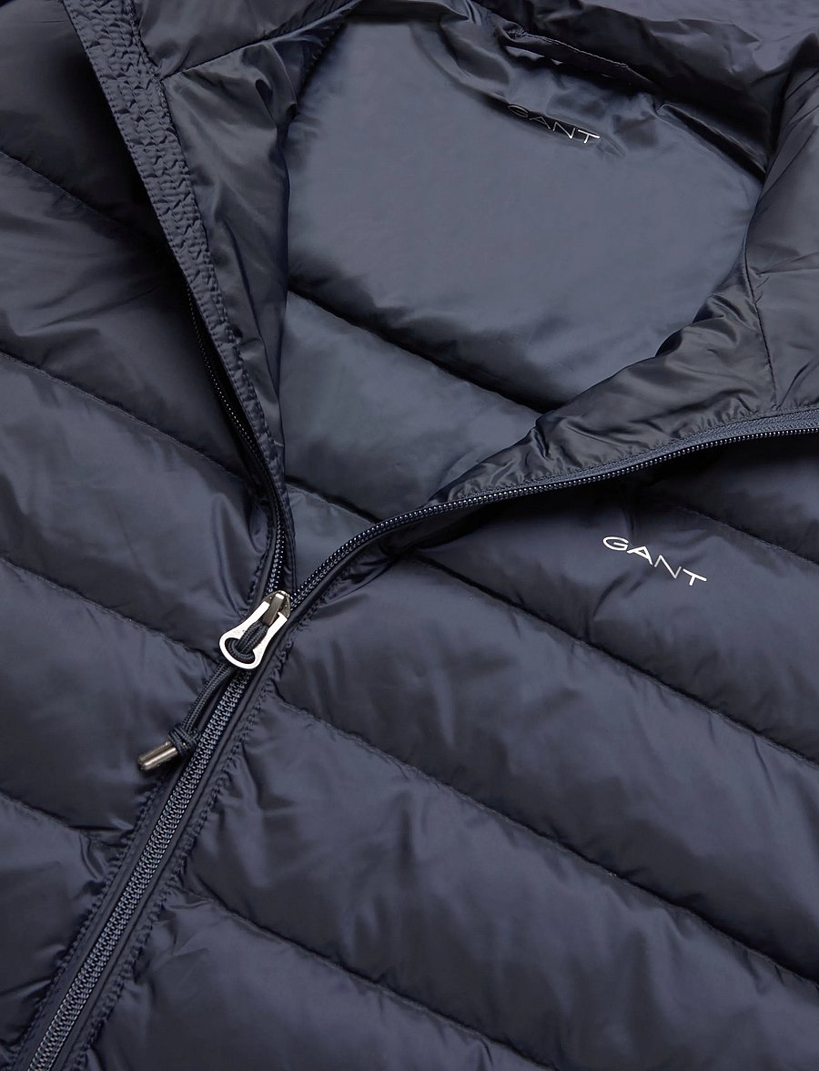 Gant - LIGHT DOWN JACKET - herbstjacken - evening blue - 2