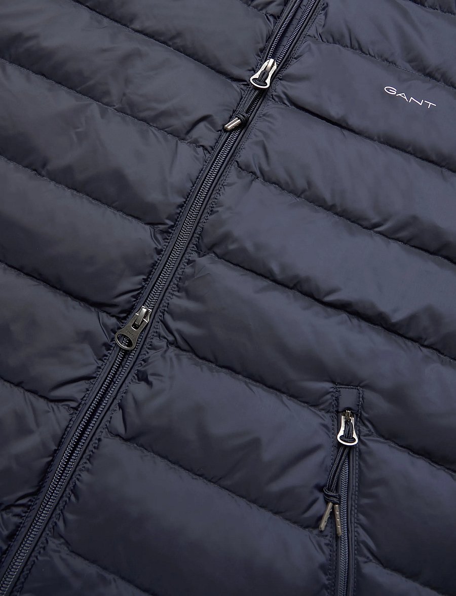 Gant - LIGHT DOWN JACKET - herbstjacken - evening blue - 4