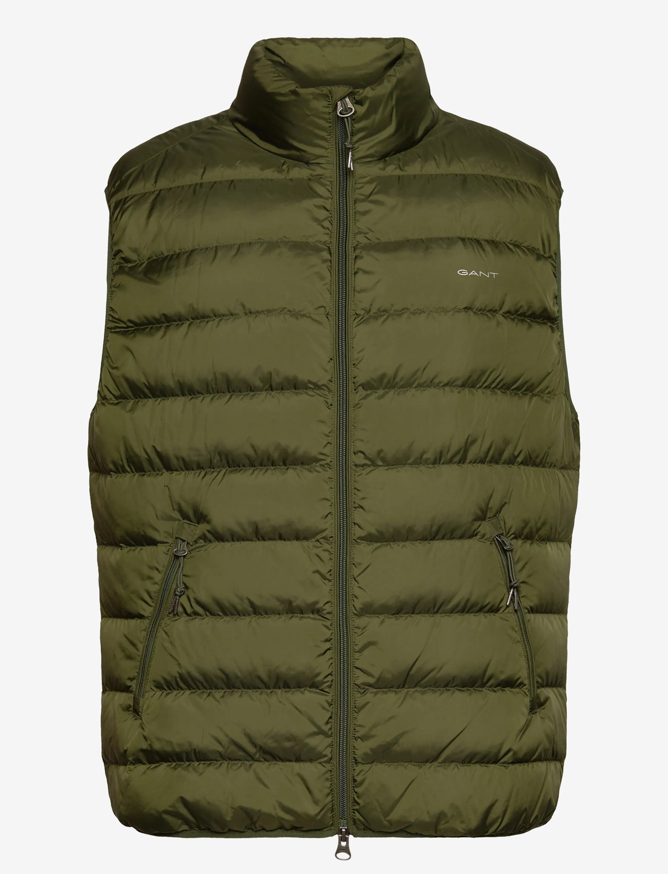 Gant LIGHT DOWN VEST - Liivit - COUNTRY GREEN / khaki/green
