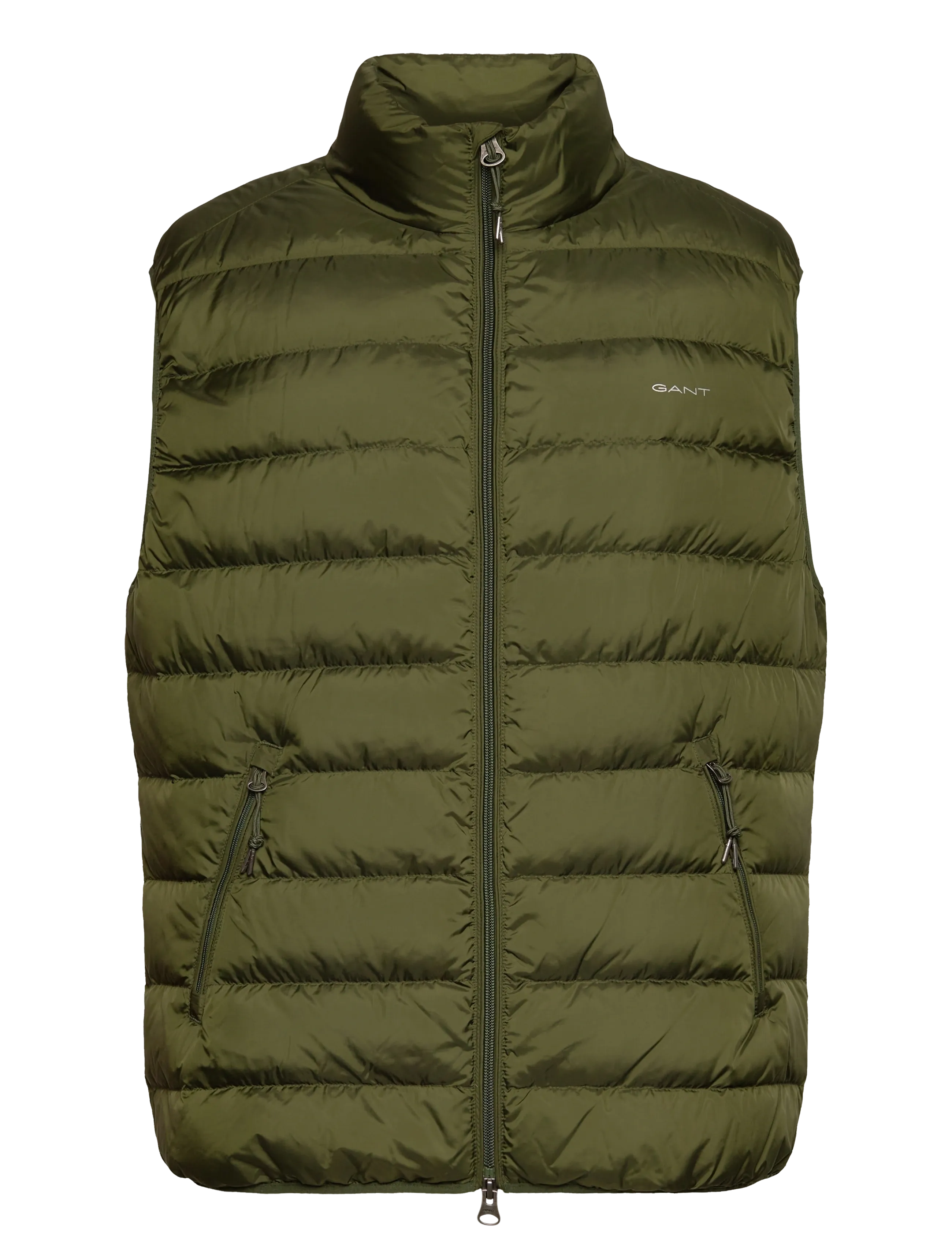 Gant LIGHT DOWN VEST - Veste - COUNTRY GREEN / khaki/green