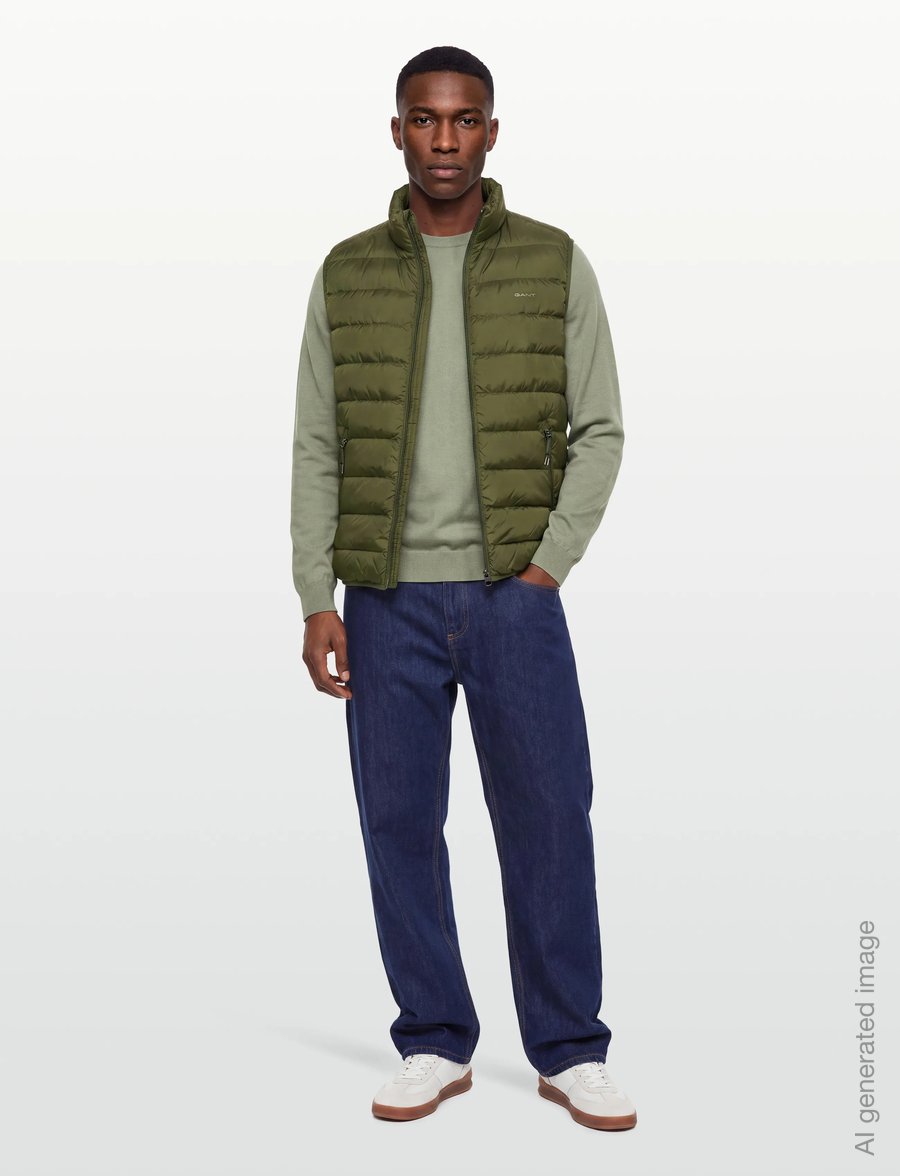 Gant - LIGHT DOWN VEST - westen - country green - 0