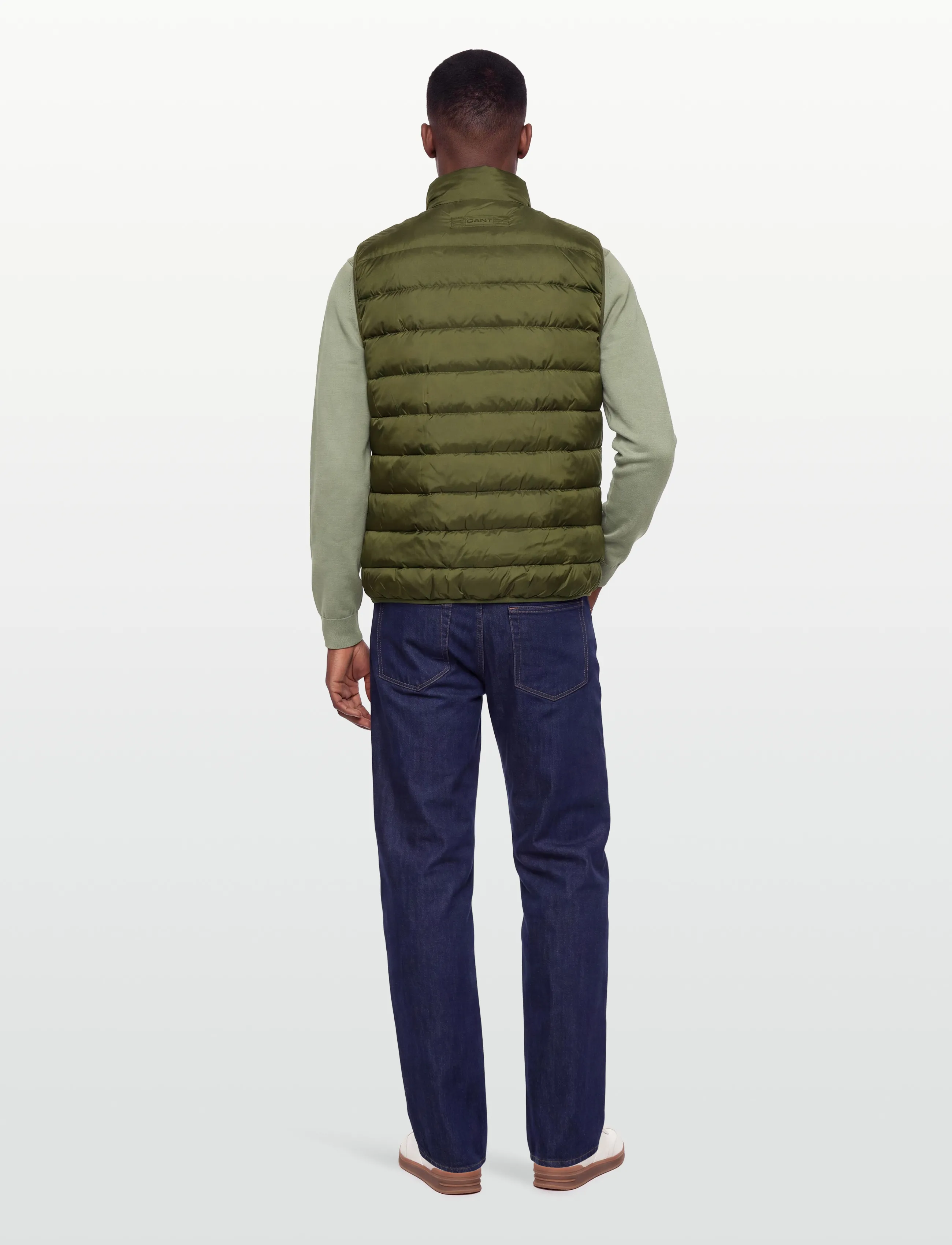 Gant - LIGHT DOWN VEST - västar - country green - 4