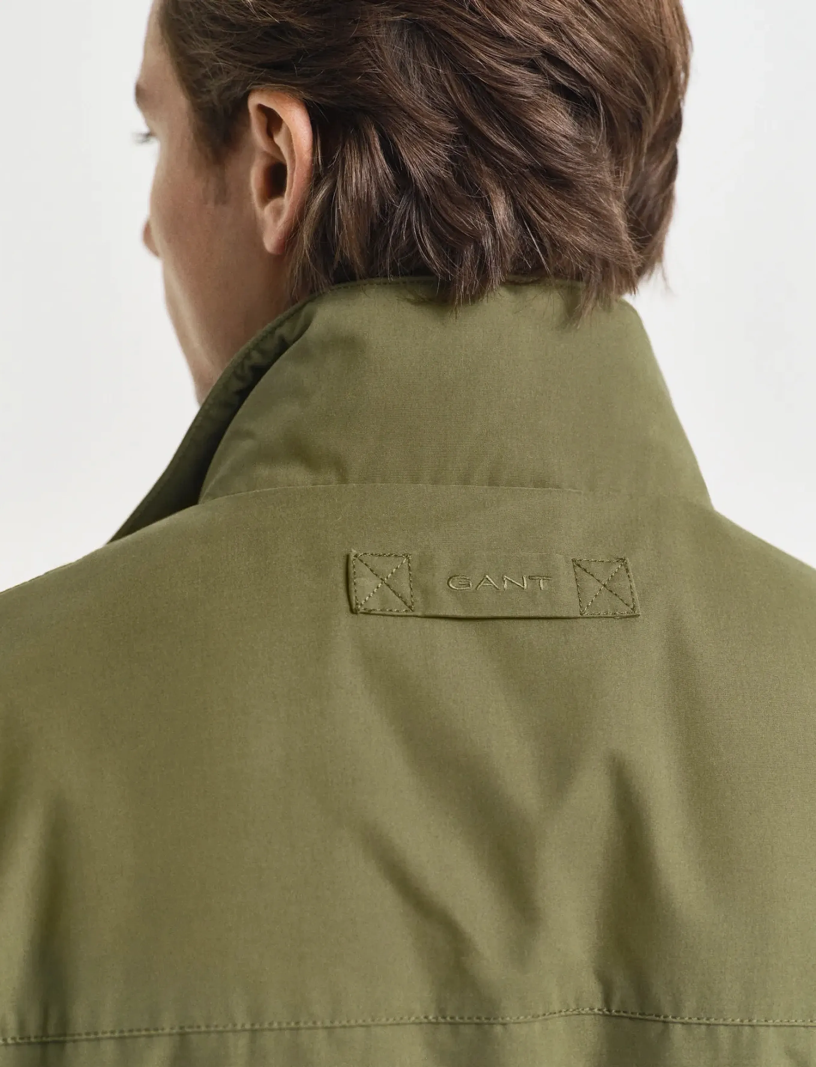 Gant - PADDED HAMPSHIRE JACKET - leichte jacken - moss green - 3