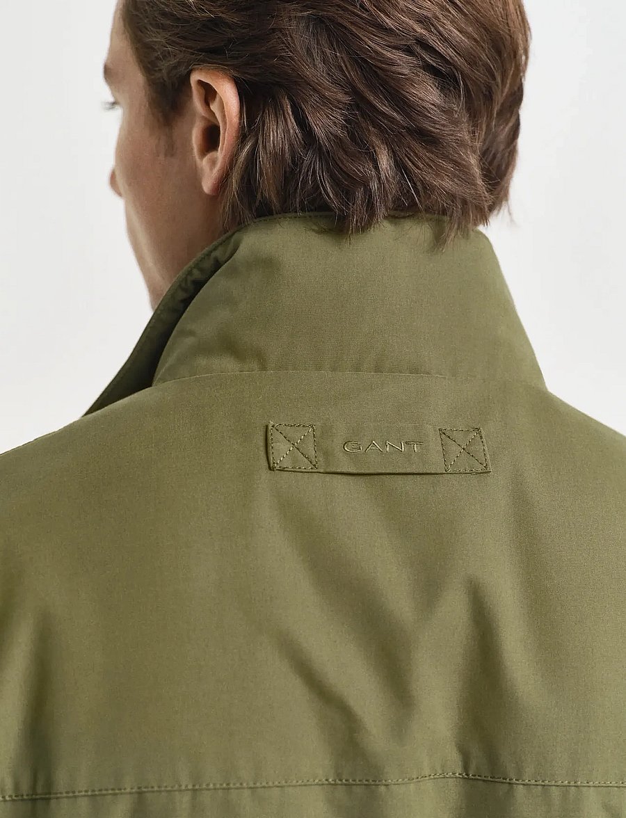 Gant - PADDED HAMPSHIRE JACKET - leichte jacken - moss green - 3