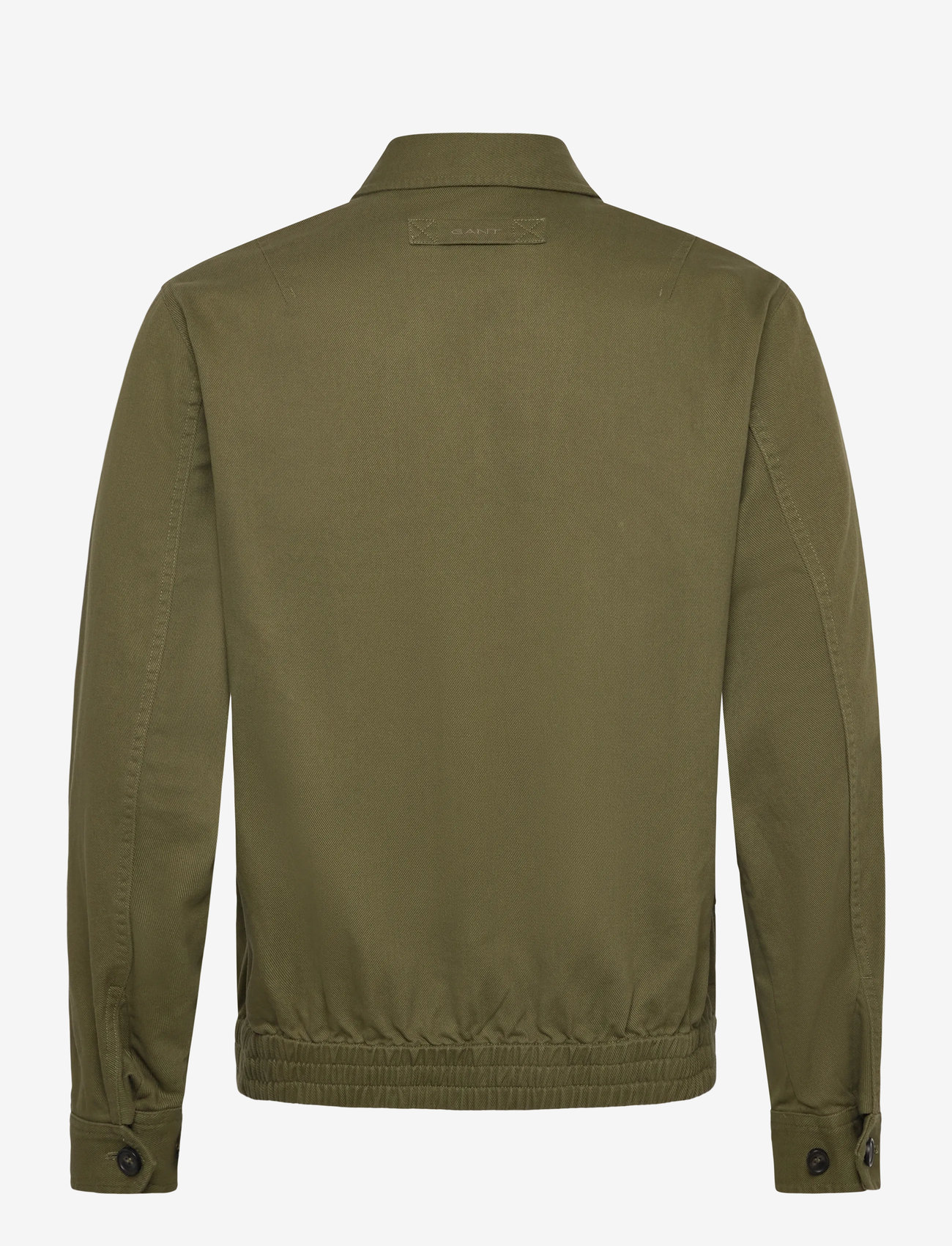 GANT - COTTON TWILL JACKET - leichte jacken - moss green - 1