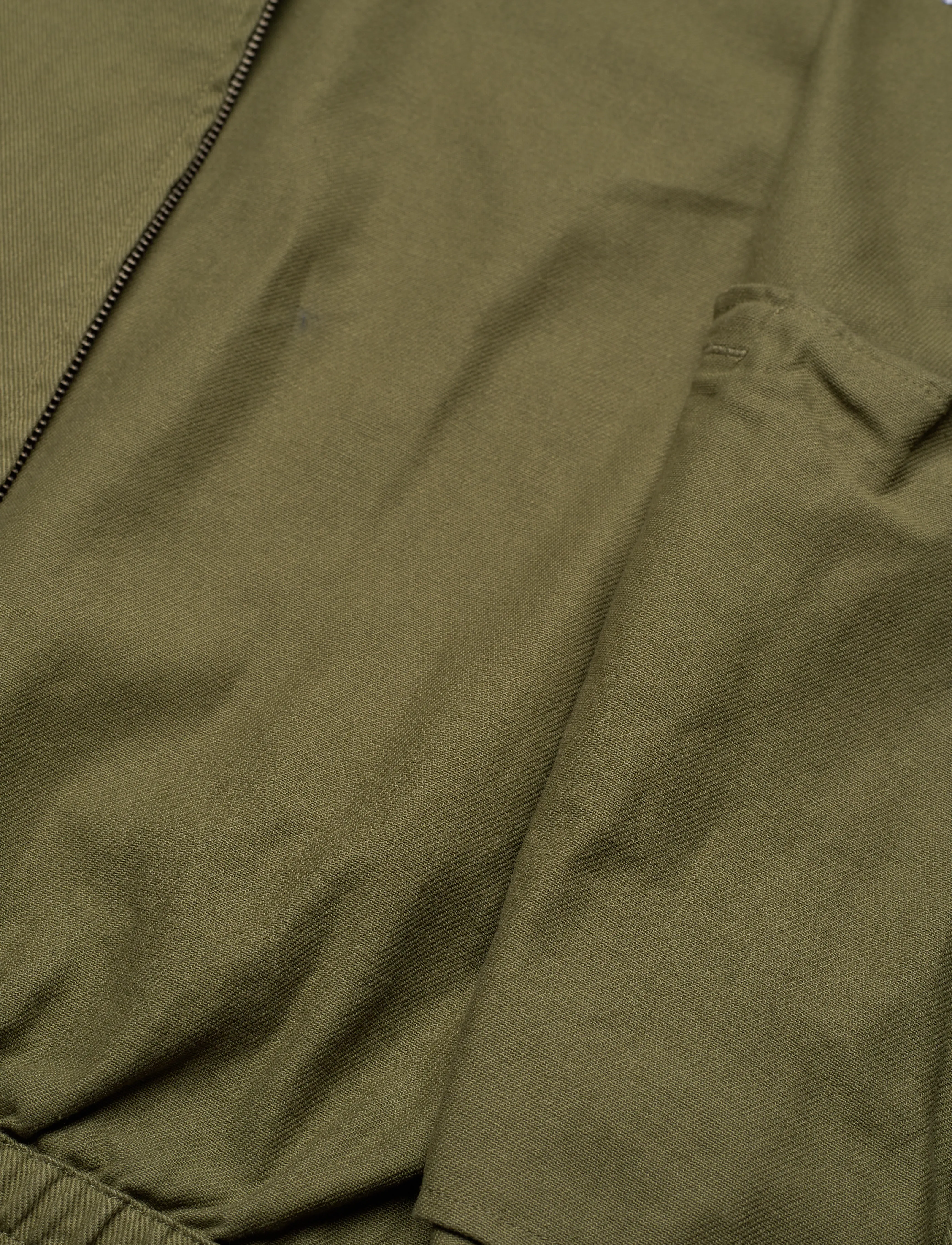 Gant - COTTON TWILL JACKET - forårsjakker - moss green - 4