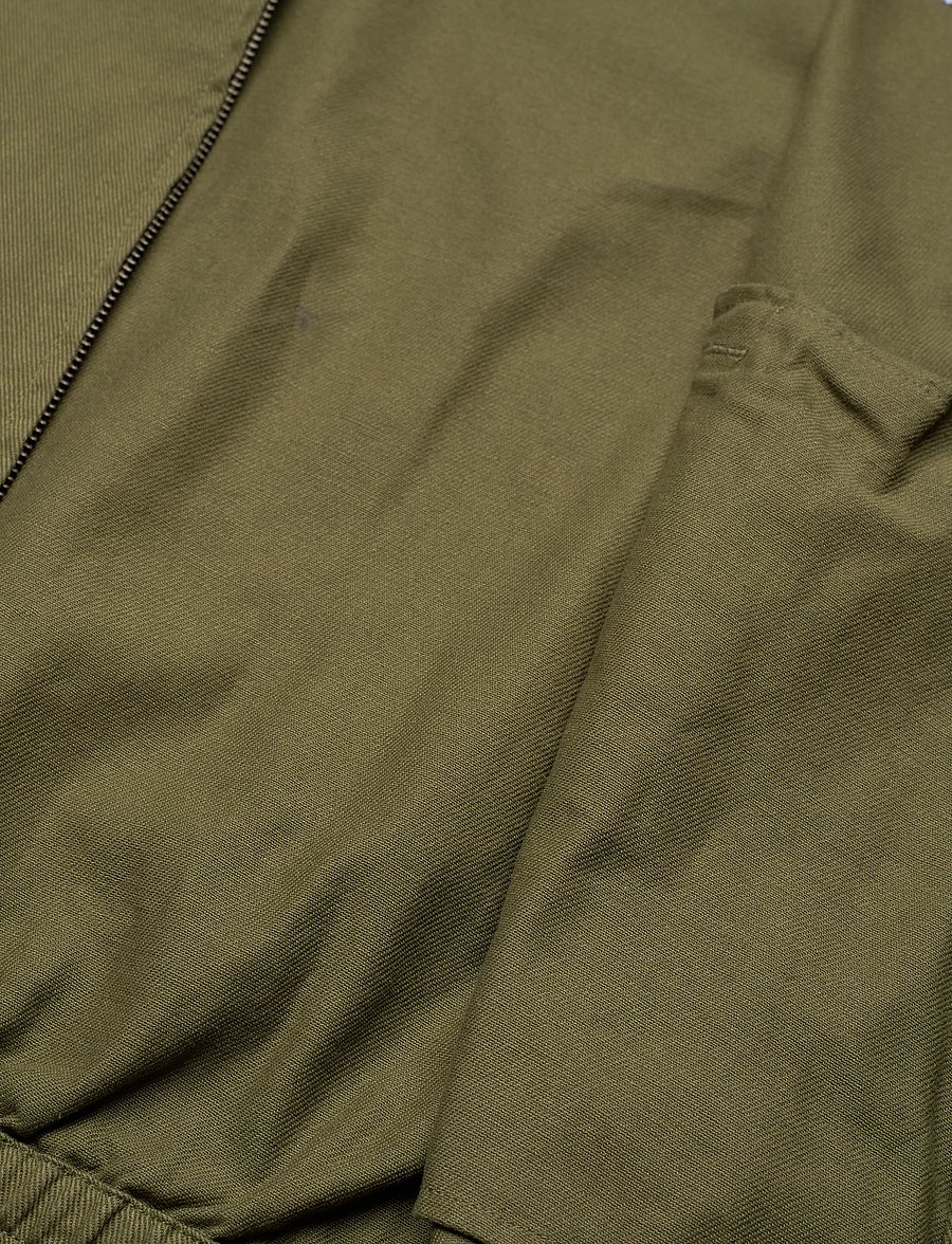 Gant - COTTON TWILL JACKET - forårsjakker - moss green - 4