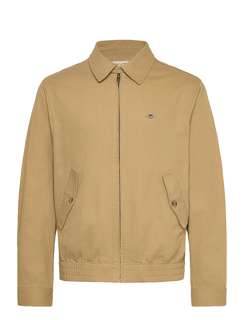 GANT - COTTON TWILL JACKET - tunna jackor - woody beige - 1
