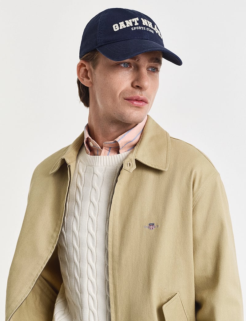 GANT - COTTON TWILL JACKET - tunna jackor - woody beige - 4