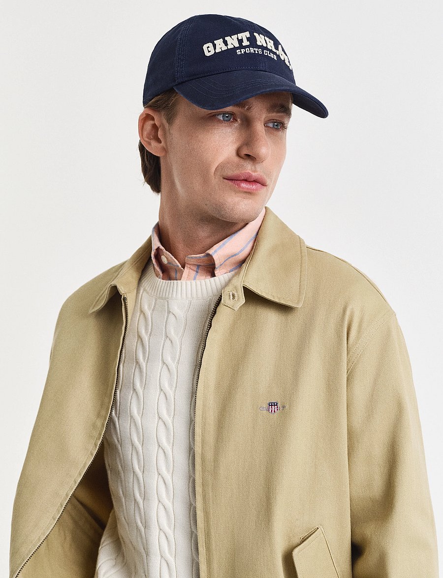 Gant - COTTON TWILL JACKET - kevättakit - woody beige - 4