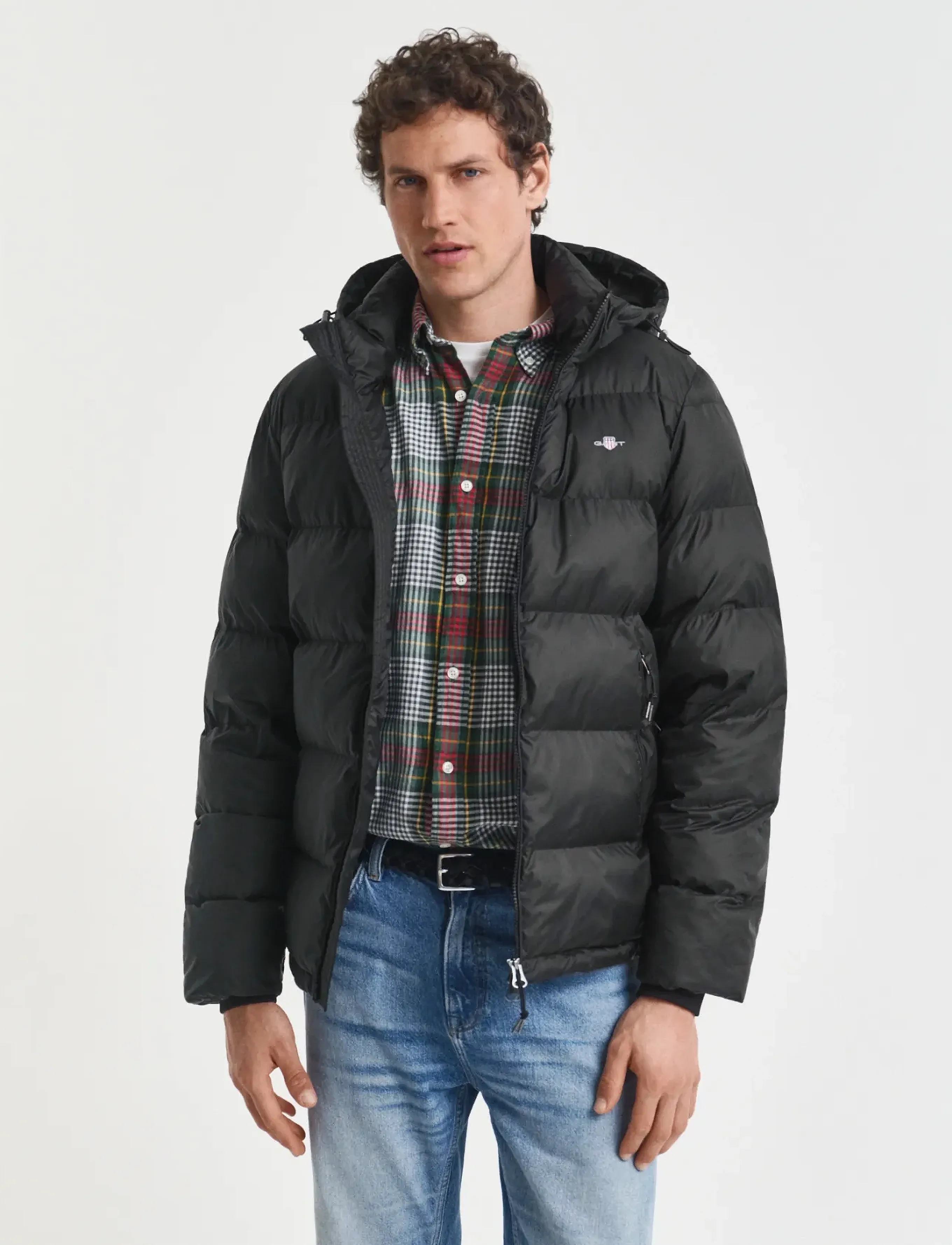 Gant Active Cloud Jacket, S, Jackets, Schwarz - Padded Männerswear