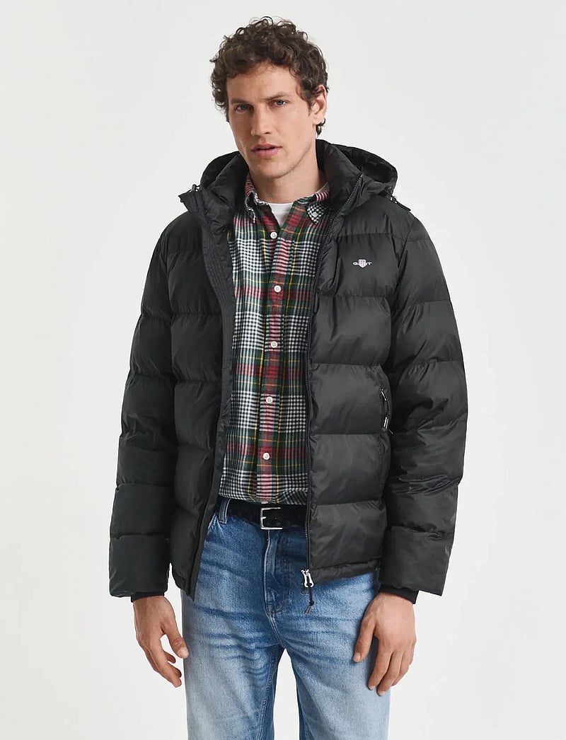 GANT - ACTIVE CLOUD JACKET - bólstraðir jakkar - black - 0