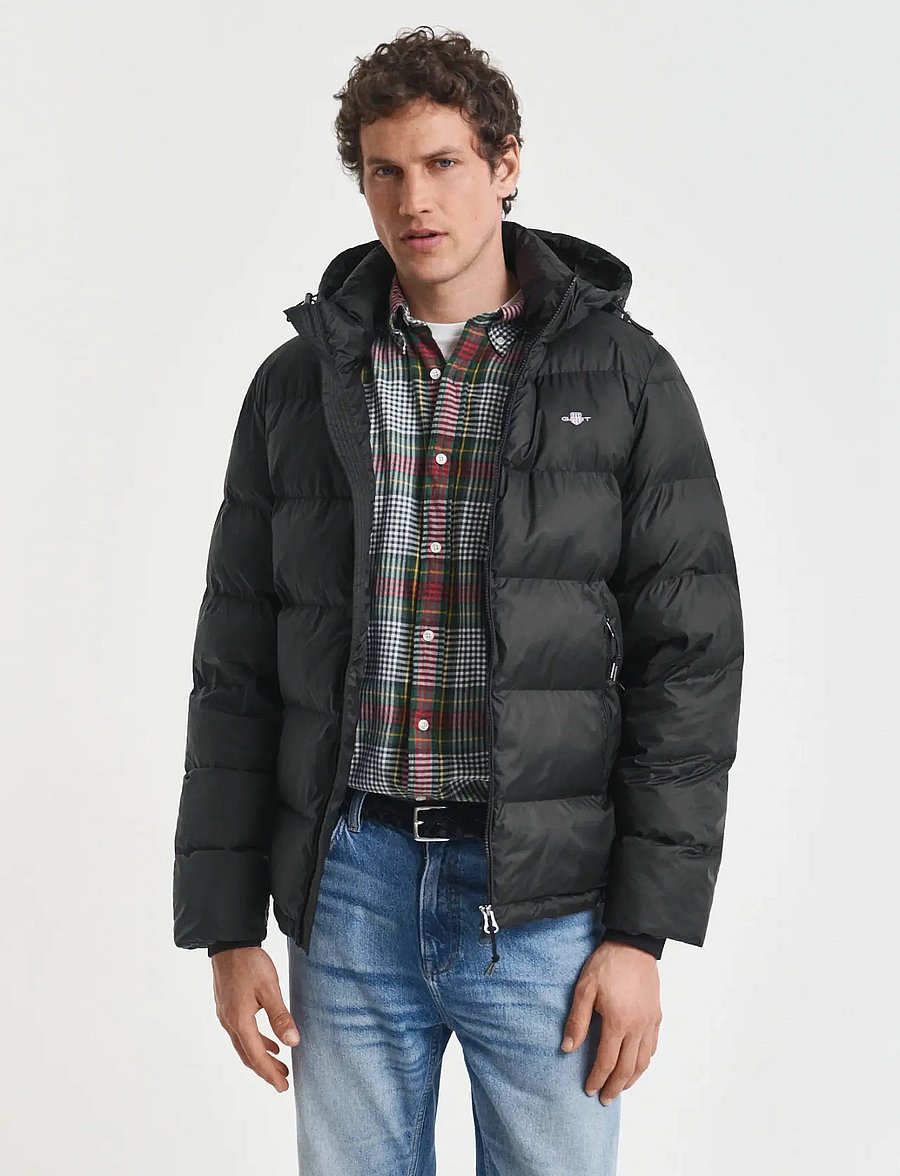 Gant - ACTIVE CLOUD JACKET - bólstraðir jakkar - black - 0