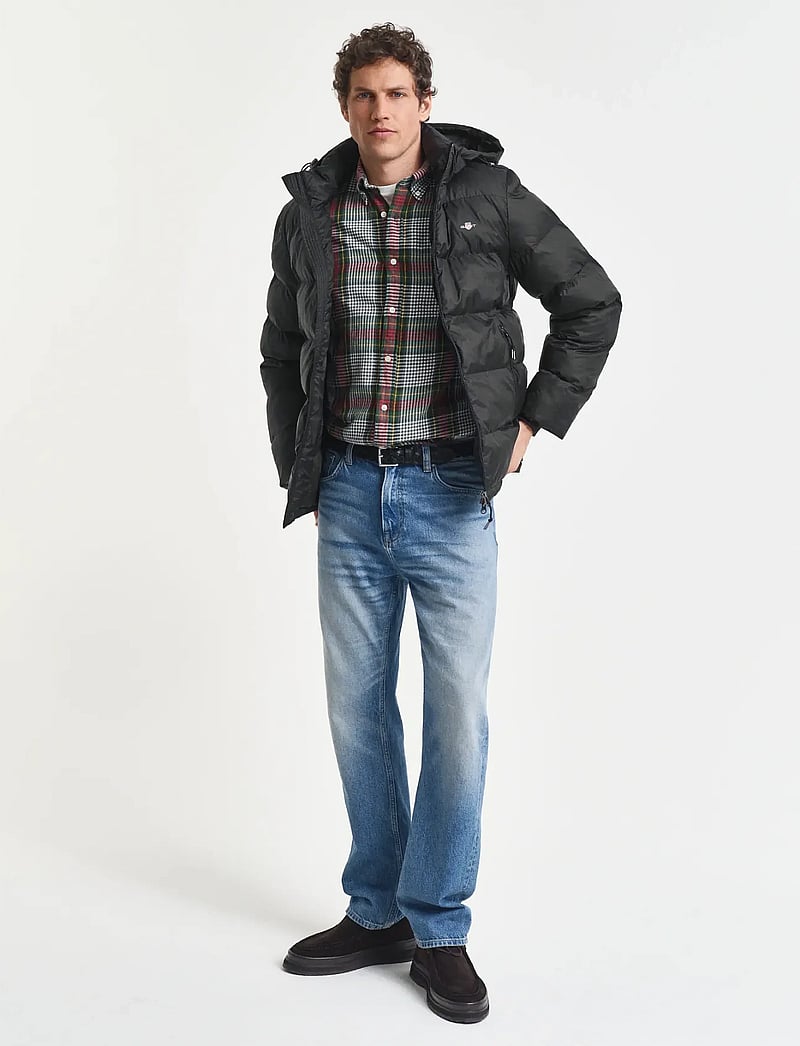 GANT - ACTIVE CLOUD JACKET - bólstraðir jakkar - black - 4