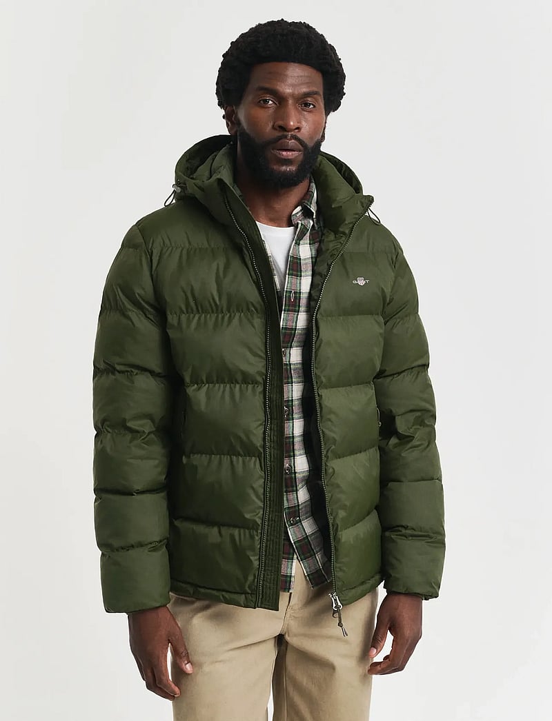 GANT - ACTIVE CLOUD JACKET - gefütterte jacken - country green - 0