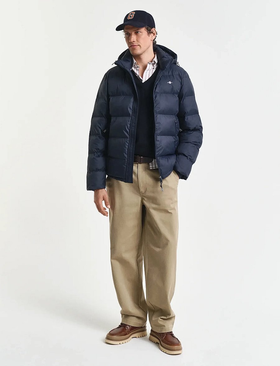 Gant - ACTIVE CLOUD JACKET - bólstraðir jakkar - evening blue - 5