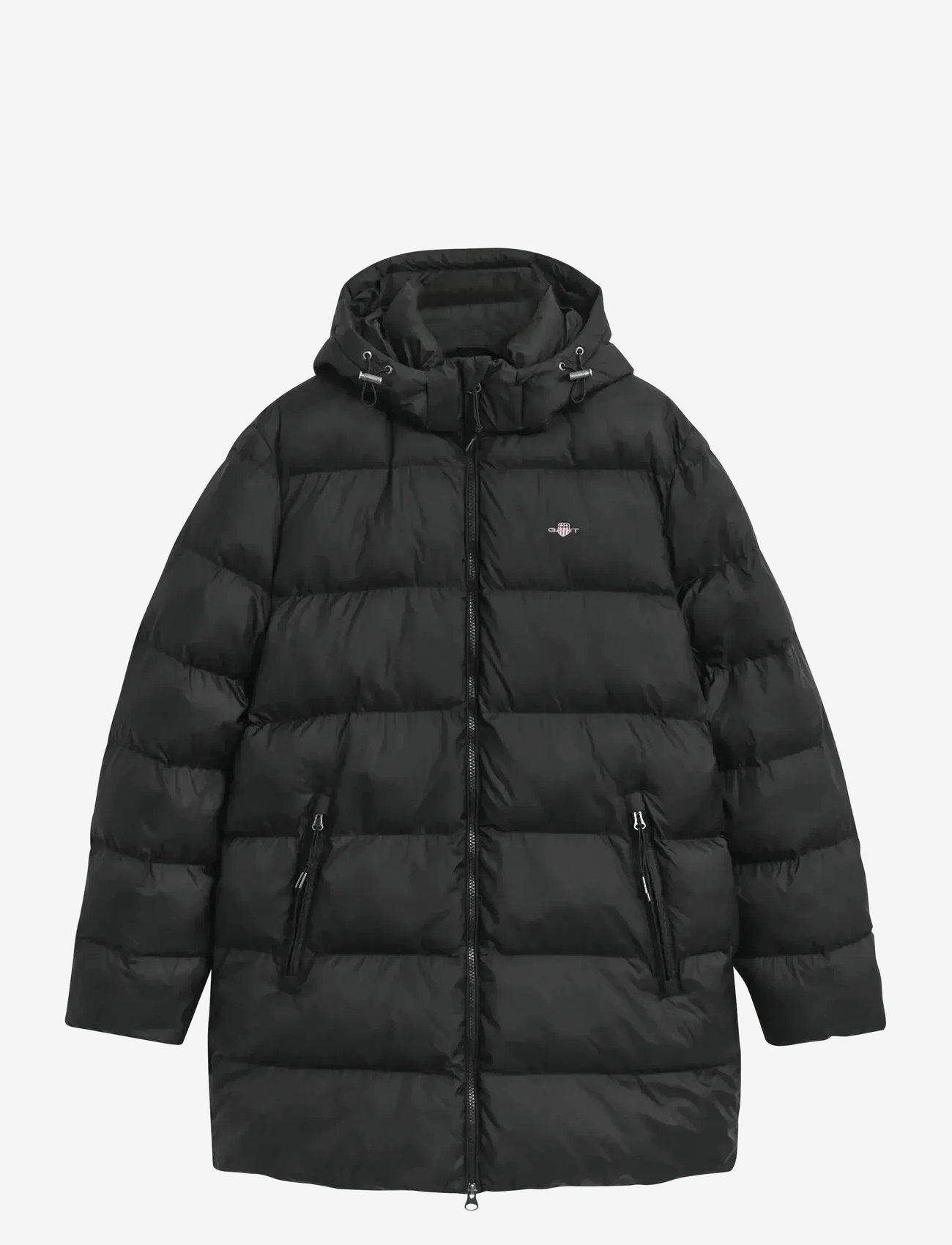 GANT - ACTIVE CLOUD MID LENGTH JKT - fodrade jackor - black - 1