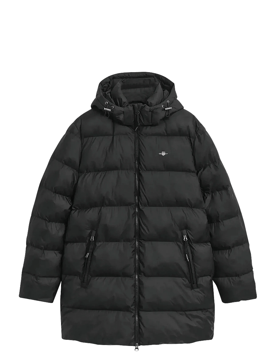Gant - ACTIVE CLOUD MID LENGTH JKT - gefütterte jacken - black - 1