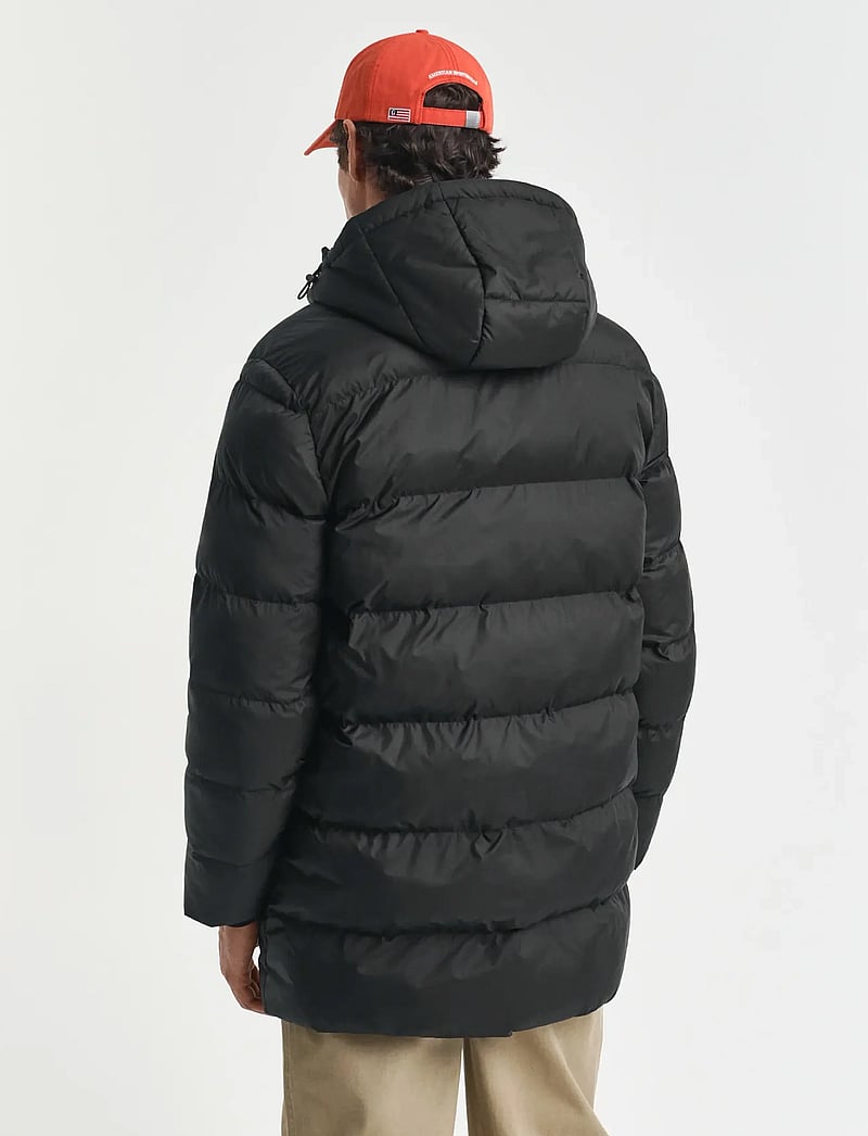GANT - ACTIVE CLOUD MID LENGTH JKT - fodrade jackor - black - 2