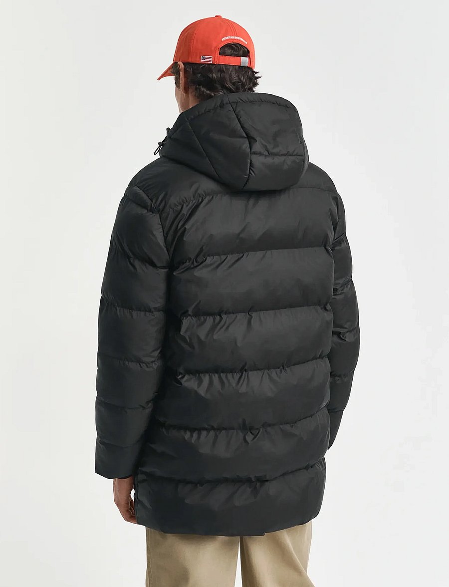 Gant - ACTIVE CLOUD MID LENGTH JKT - gefütterte jacken - black - 2