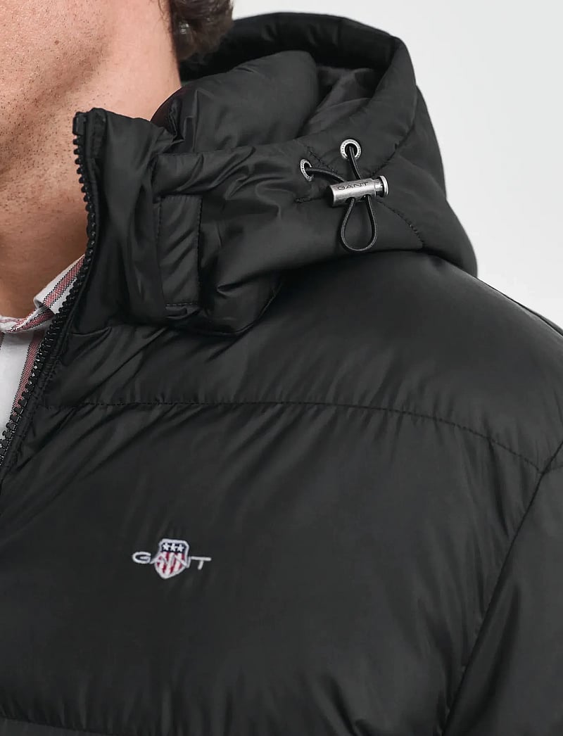 GANT - ACTIVE CLOUD MID LENGTH JKT - fodrade jackor - black - 4