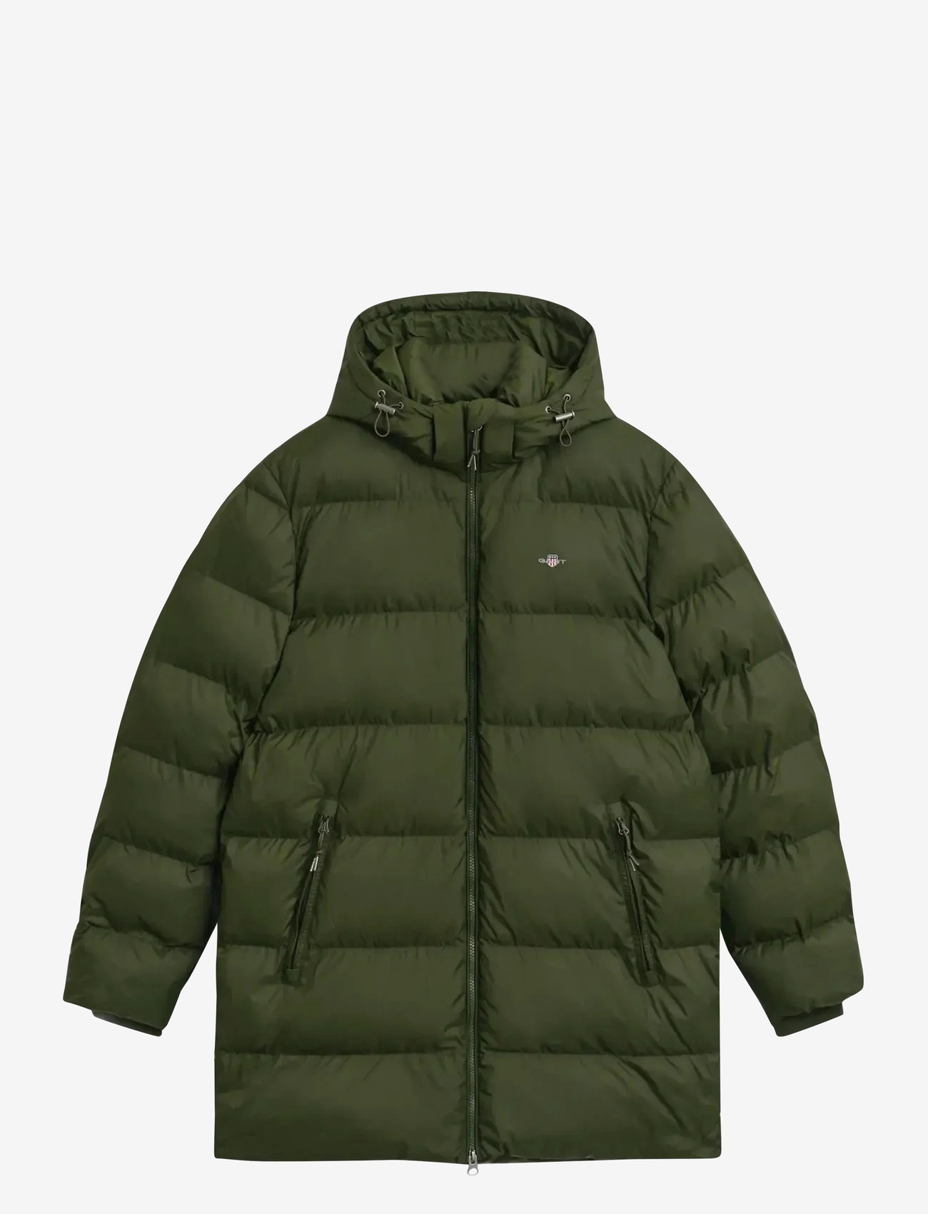 GANT - ACTIVE CLOUD MID LENGTH JKT - gefütterte jacken - country green - 1