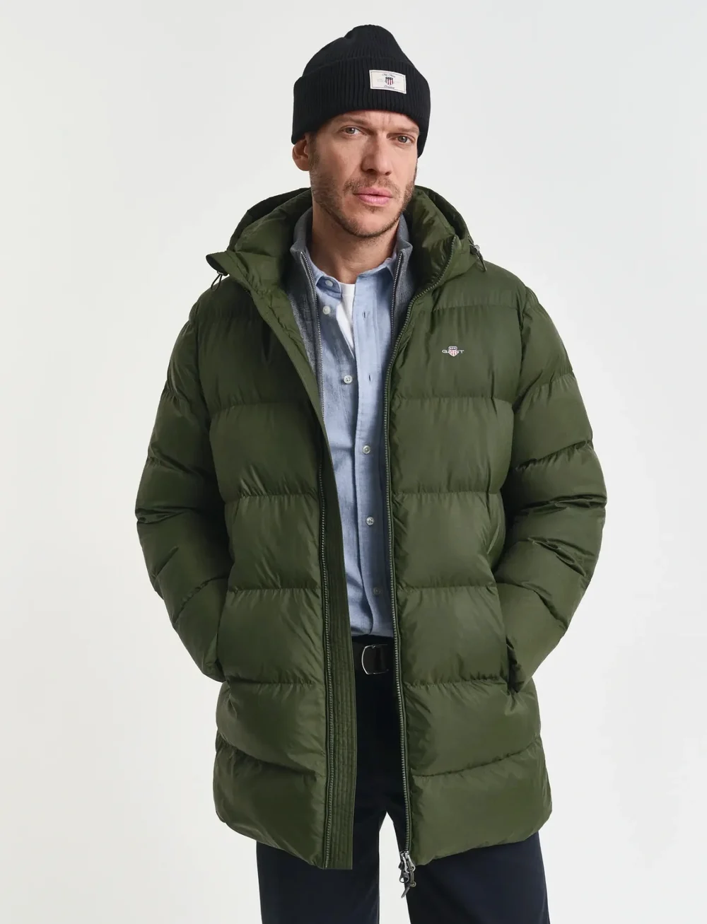 GANT - ACTIVE CLOUD MID LENGTH JKT - vinterjakker - country green - 0