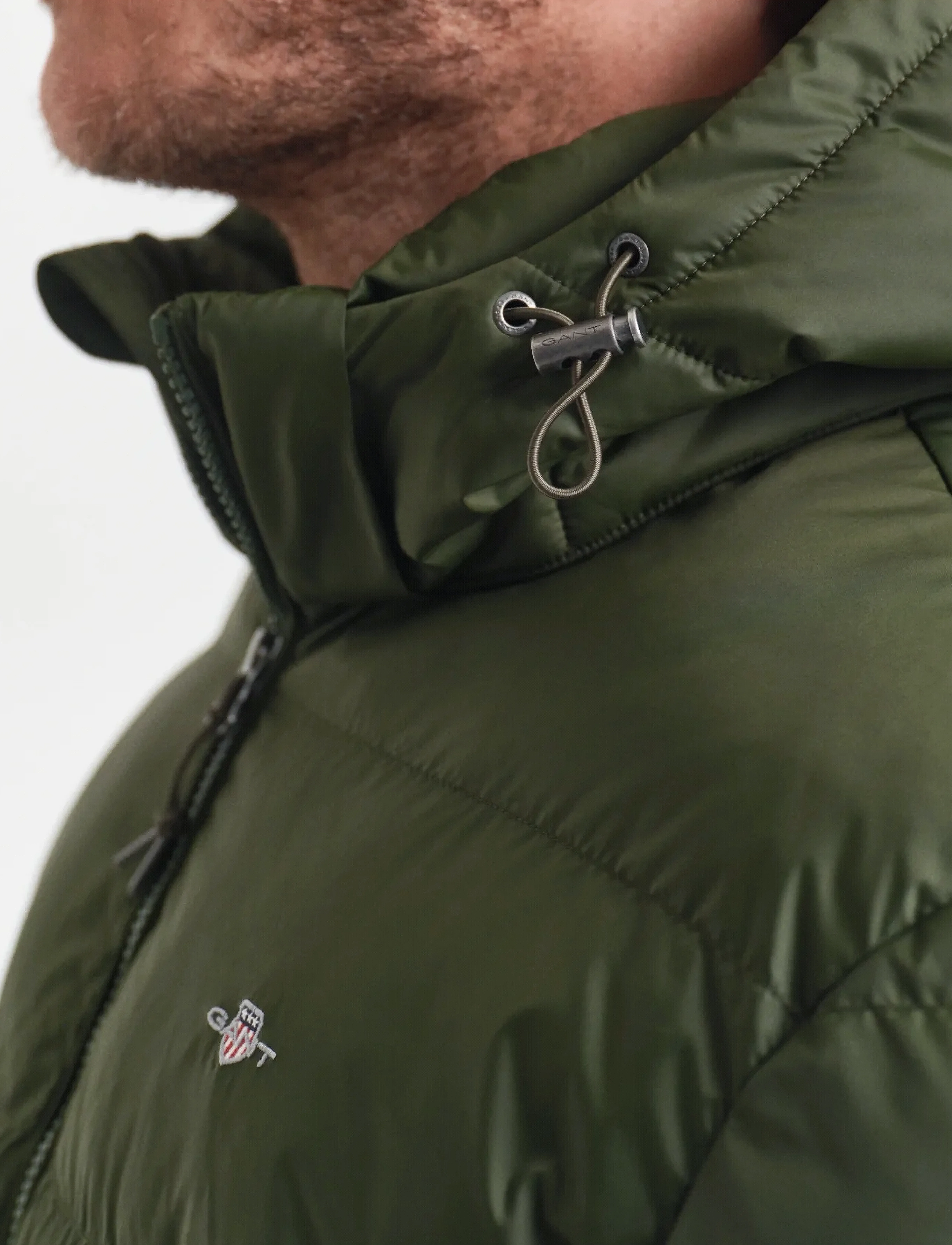 Gant - ACTIVE CLOUD MID LENGTH JKT - padded jackets - country green - 3