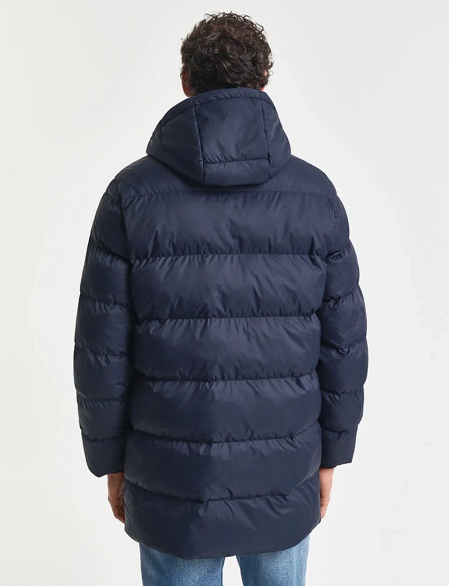 Gant - ACTIVE CLOUD MID LENGTH JKT - gefütterte jacken - evening blue - 4