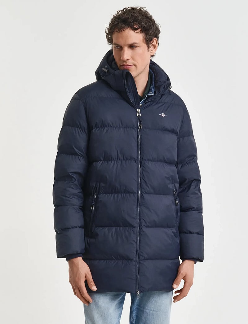 GANT - ACTIVE CLOUD MID LENGTH JKT - gefütterte jacken - evening blue - 3