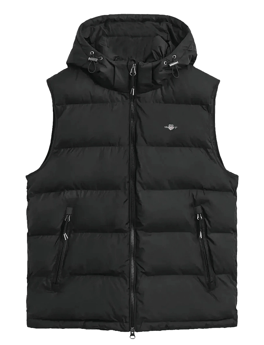 Gant - ACTIVE CLOUD VEST - vestid - black - 1