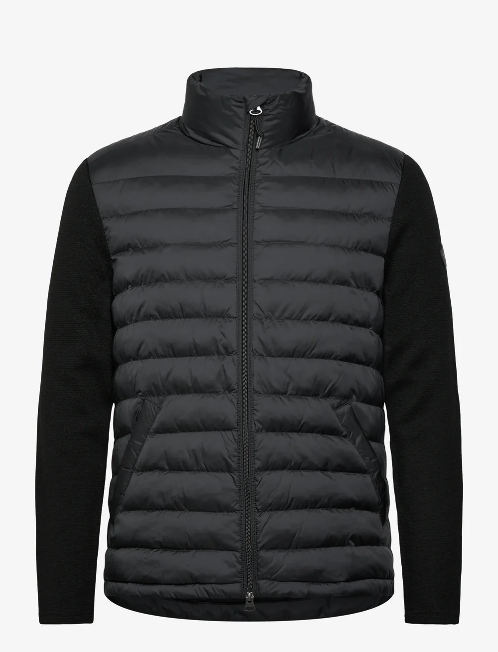 GANT - MIXED MEDIA JACKET - hibrīdjakas - black - 0