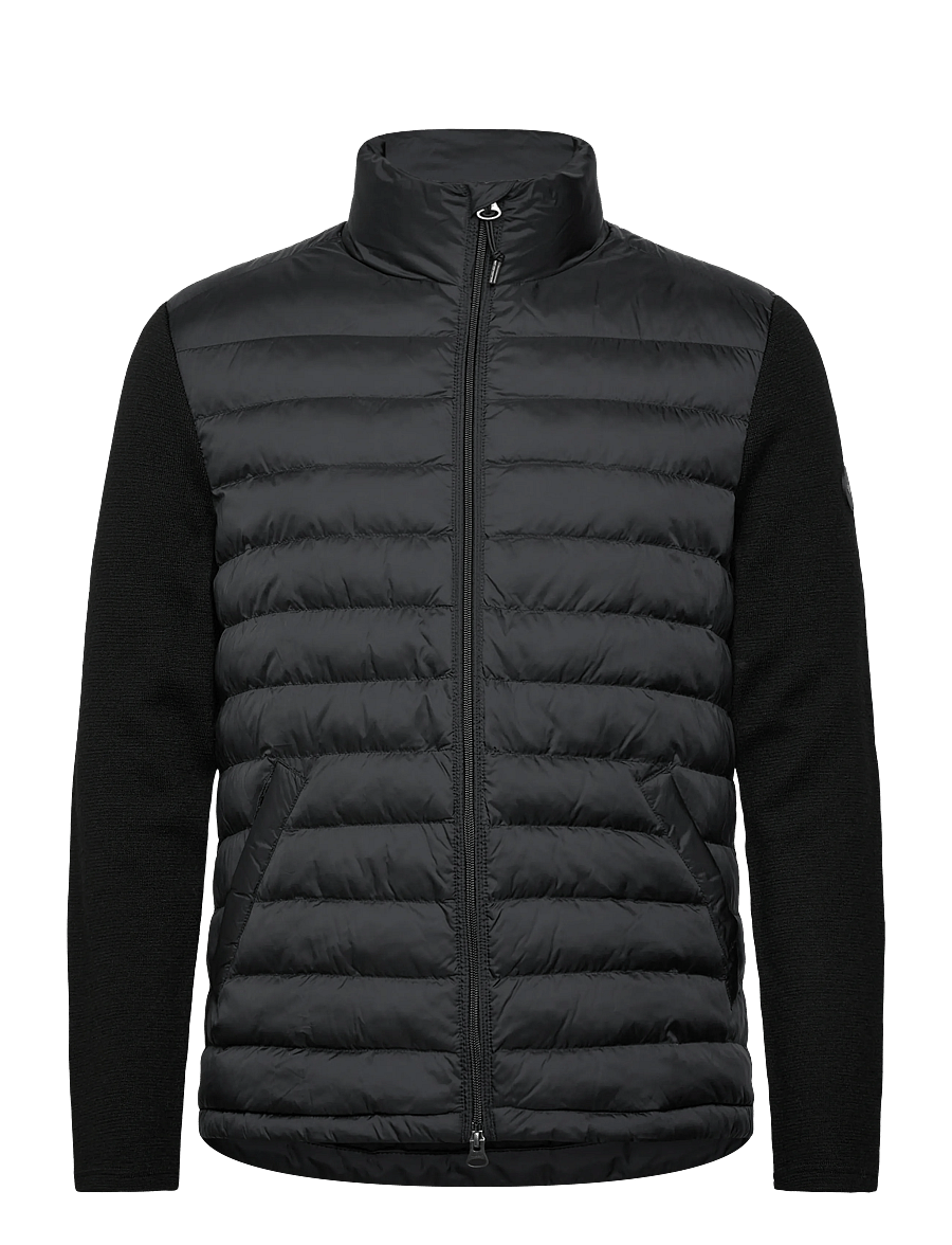 Gant - MIXED MEDIA JACKET - hybridjackor - black - 0