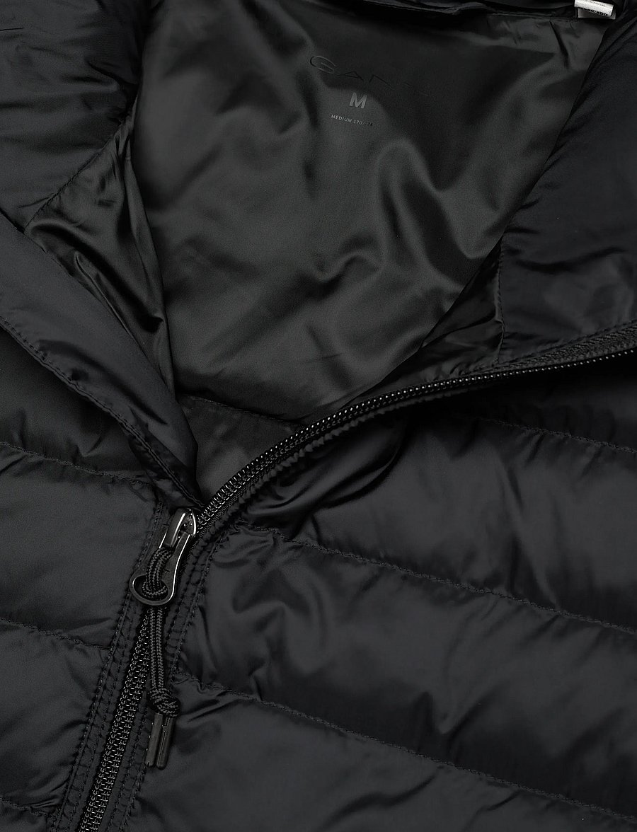 Gant - MIXED MEDIA JACKET - hybridjackor - black - 2