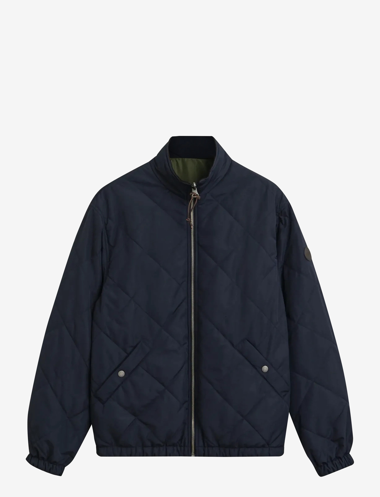 GANT - REVERSIBLE STAND-UP COLLAR JACKET - quiltede - evening blue - 0