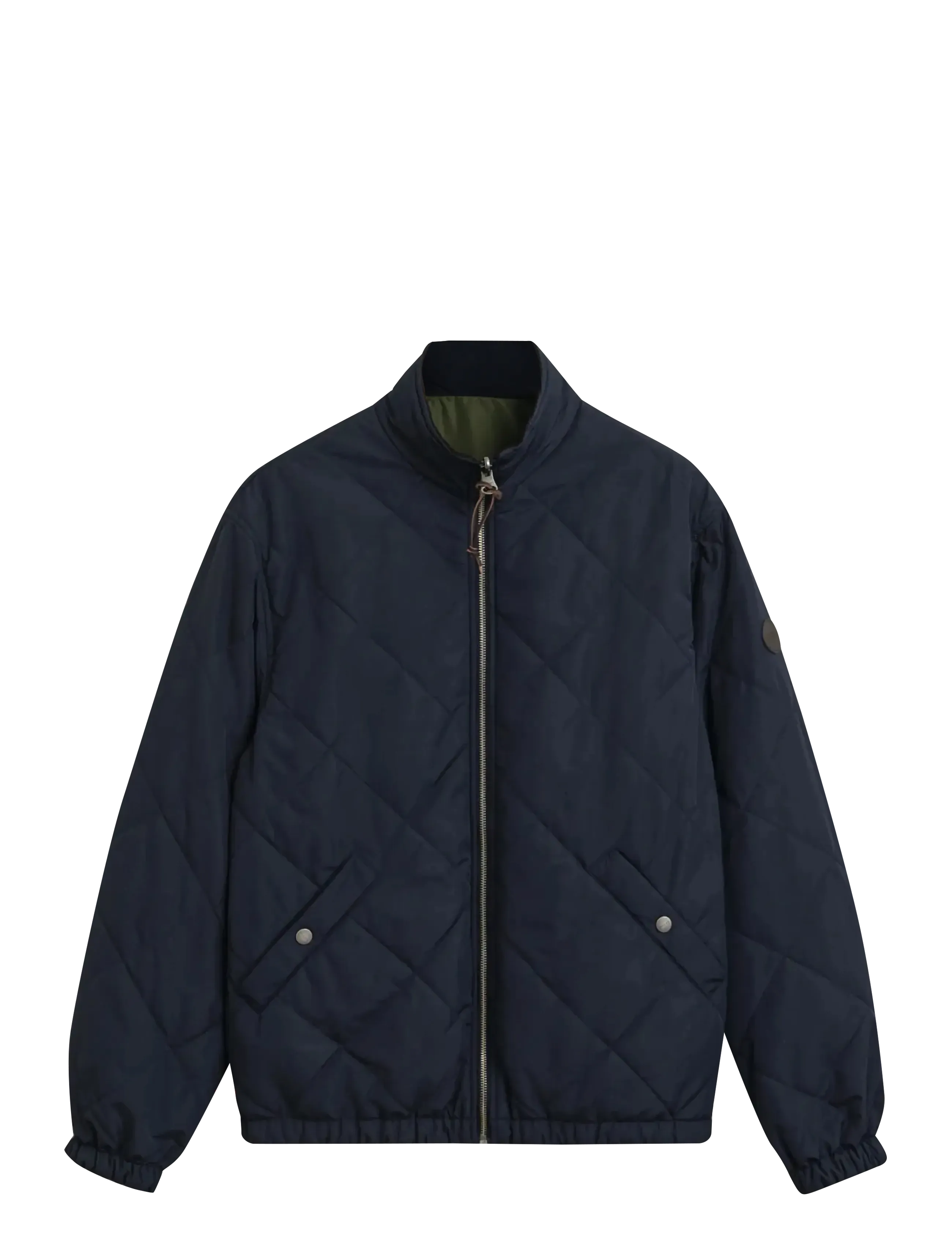 GANT REVERSIBLE STAND-UP COLLAR JACKET - All products - EVENING BLUE / navy