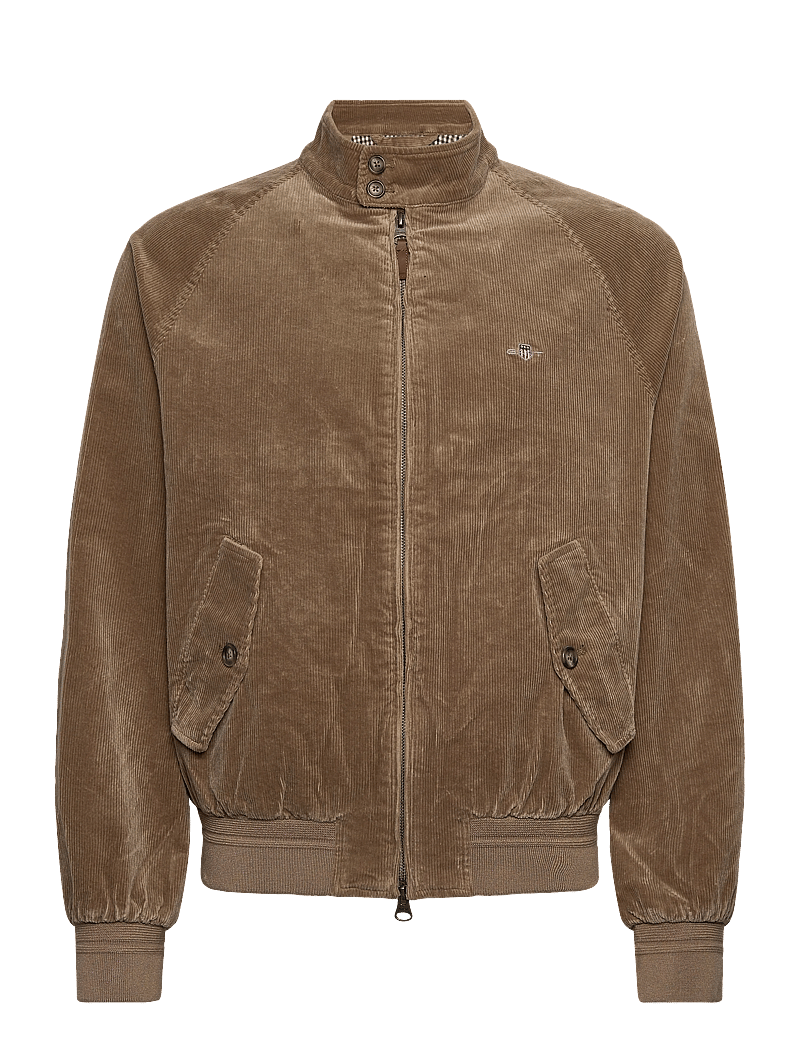 GANT - CORD HARRINGTON JACKET - Õhukesed jakid - light taupe - 1
