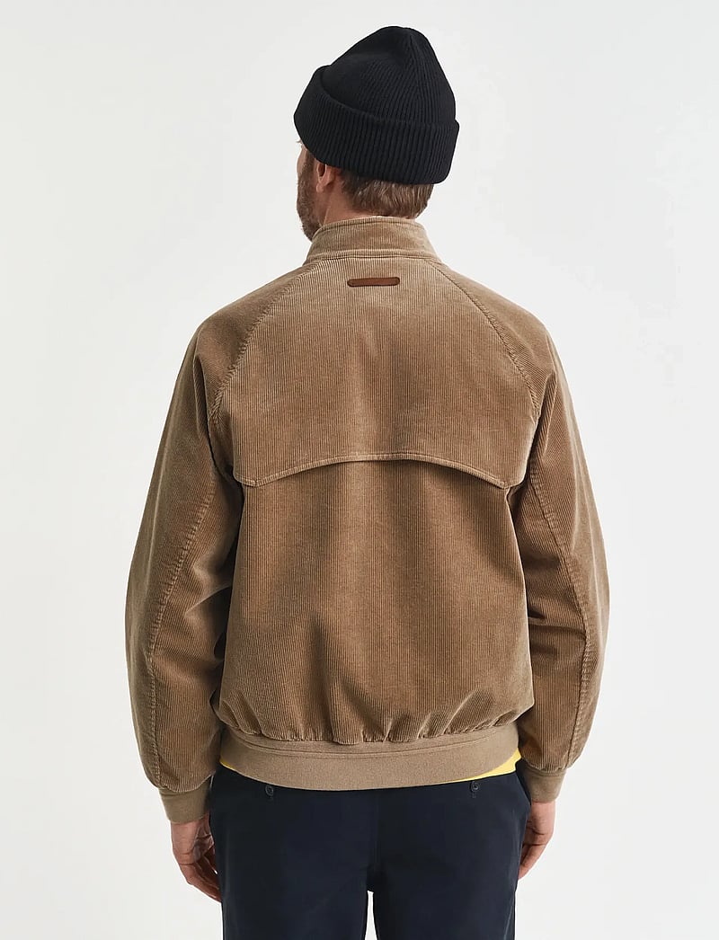 GANT - CORD HARRINGTON JACKET - Õhukesed jakid - light taupe - 4