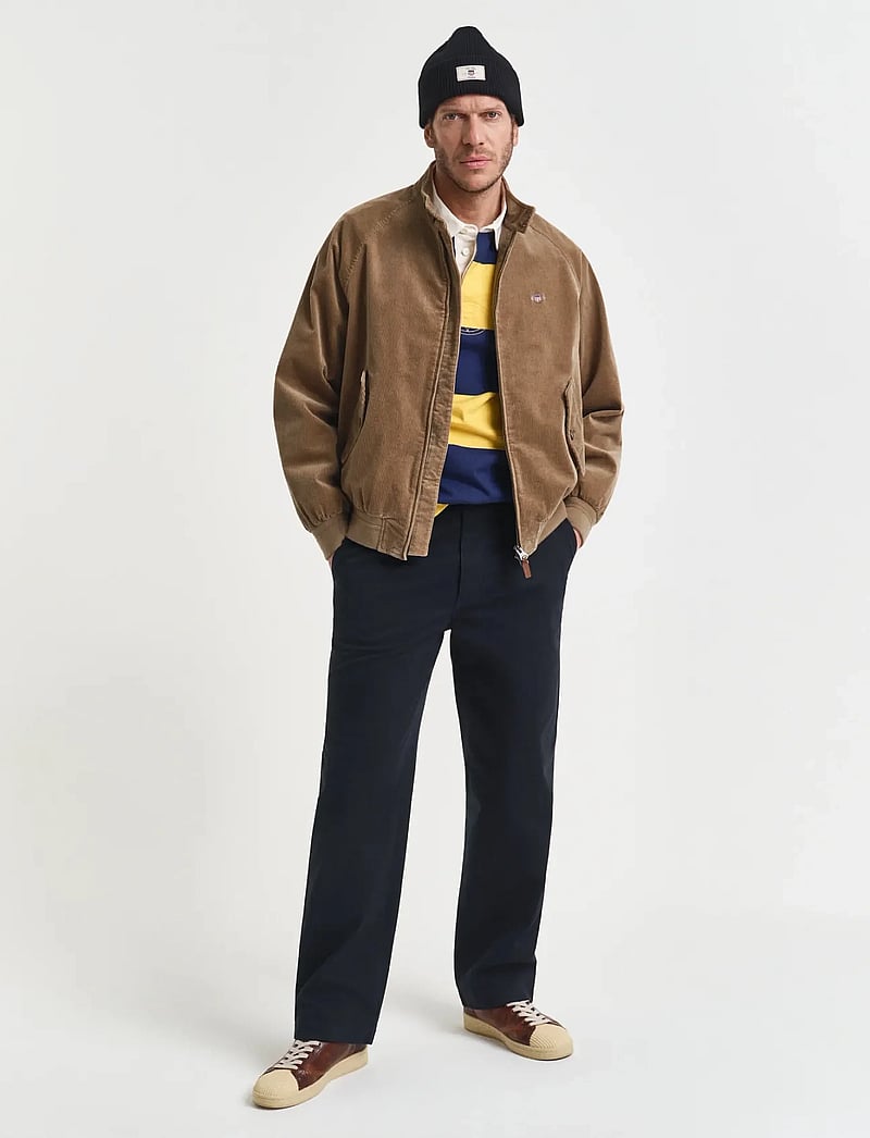 GANT - CORD HARRINGTON JACKET - Õhukesed jakid - light taupe - 5