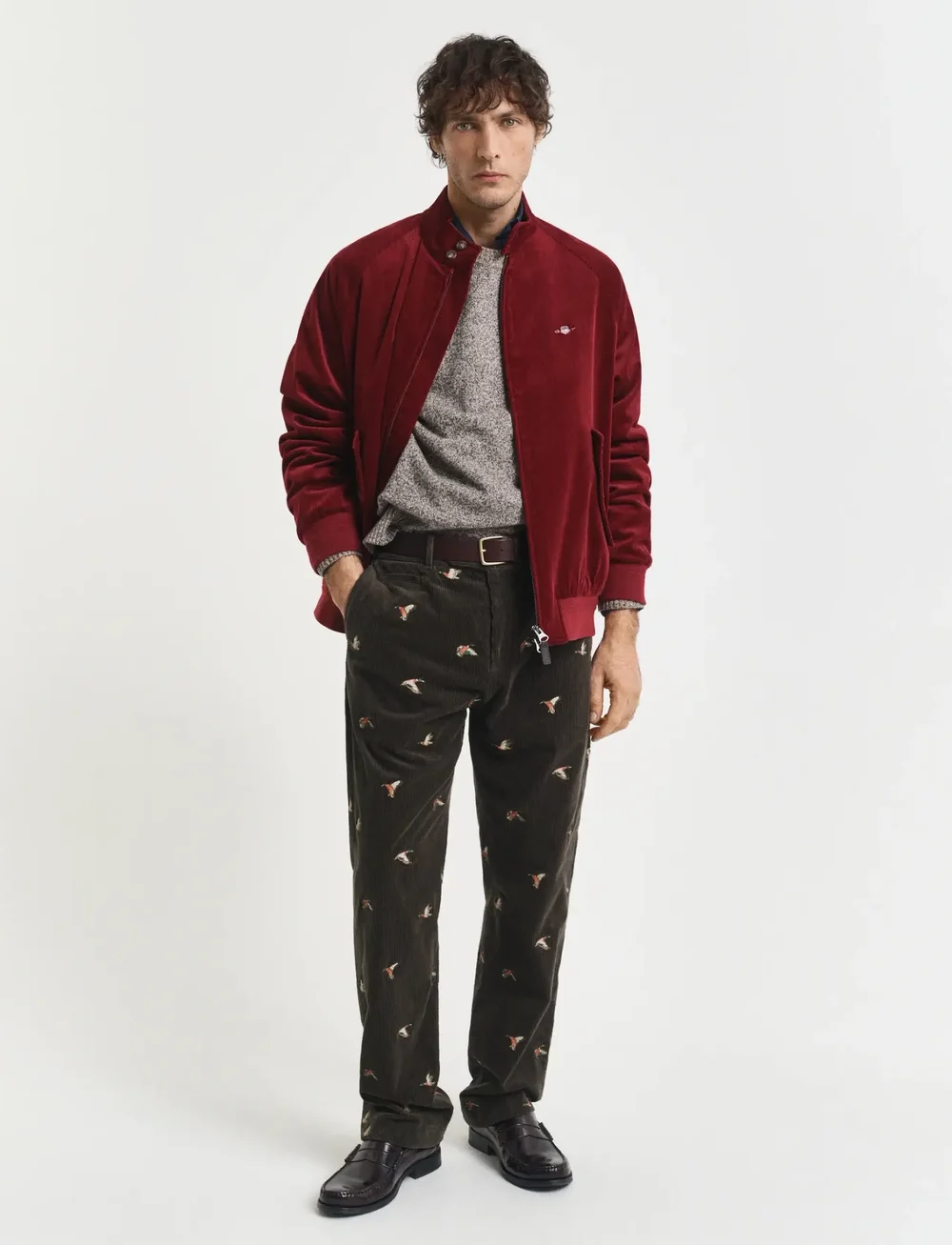 GANT - CORD HARRINGTON JACKET - leichte jacken - plumped red - 2