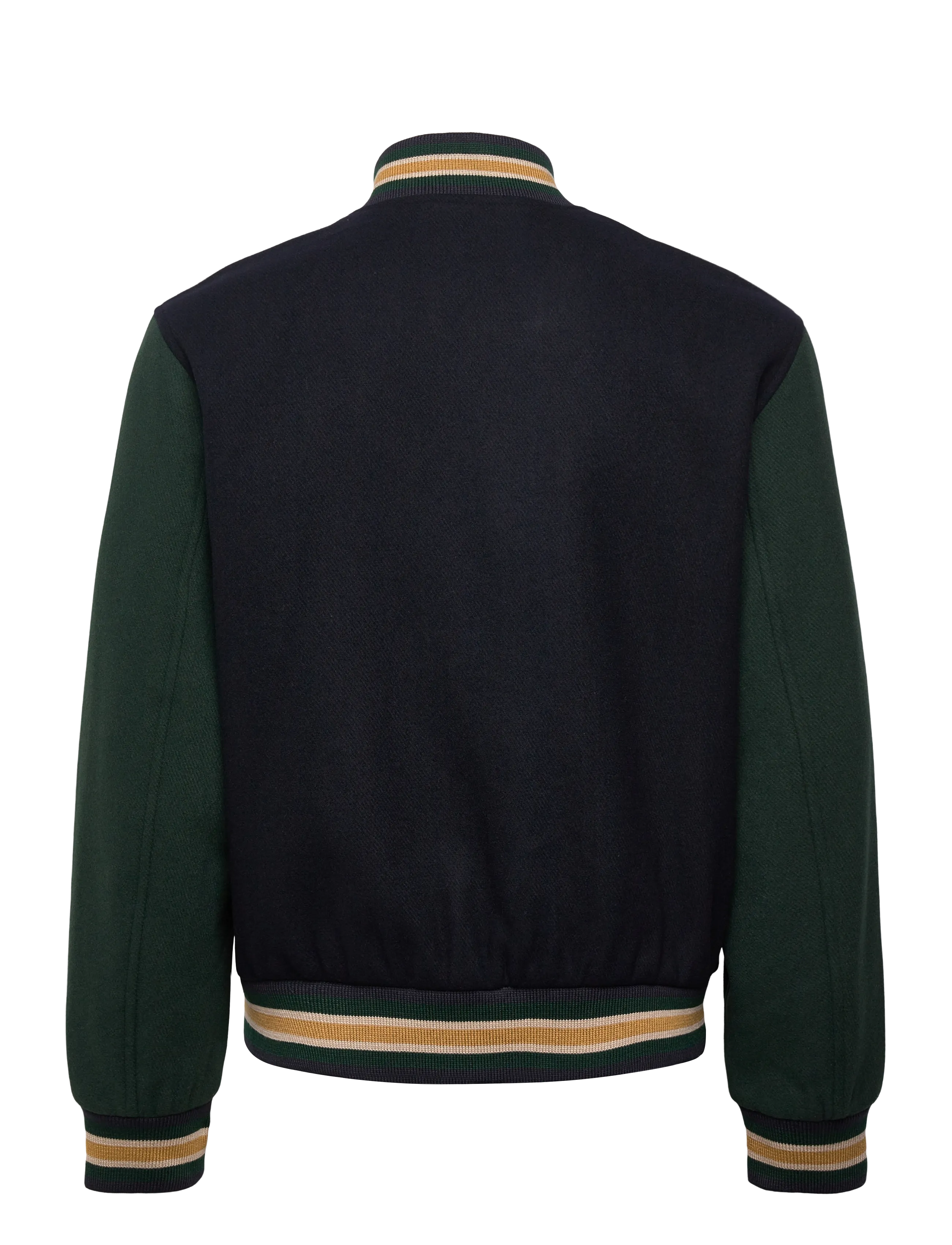 GANT - WOOL MIX VARSITY JACKET - evening blue - 1