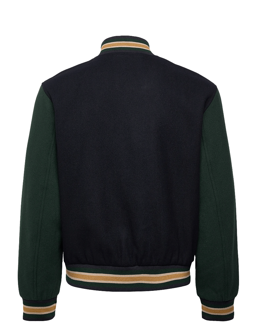 GANT - WOOL MIX VARSITY JACKET - evening blue - 1