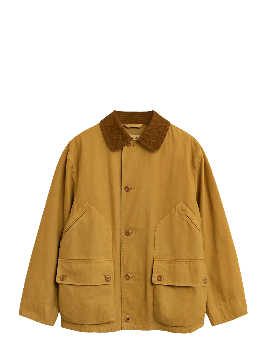 Gant - CANVAS FIELD JACKET - gefütterte jacken - peanut butter - 0